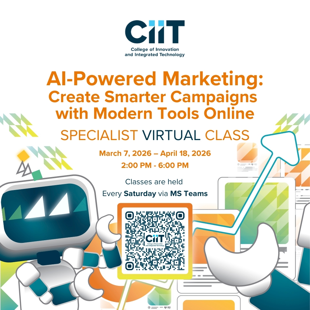 CIIT College of Arts and Technology Facebook ad