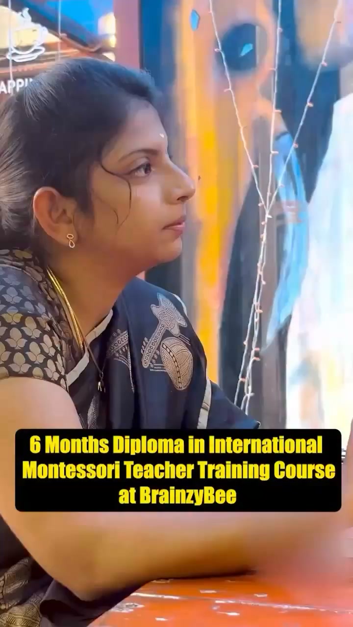 Brainzy Bee Facebook ad: Become a Montessori Teacher in 6 Months!