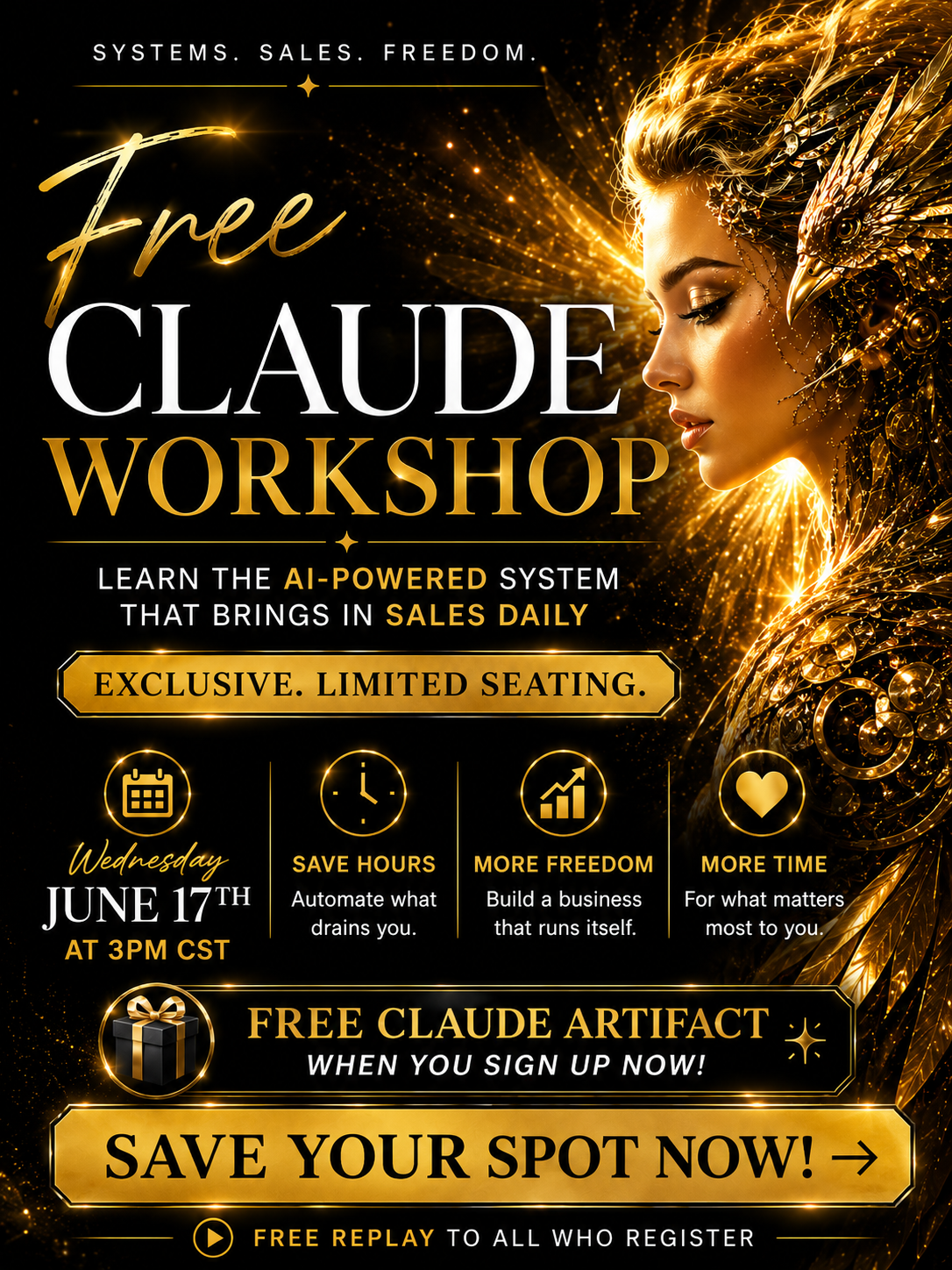 Coach Becky Beach Facebook ad: Migrate to Claude.seamlessly!