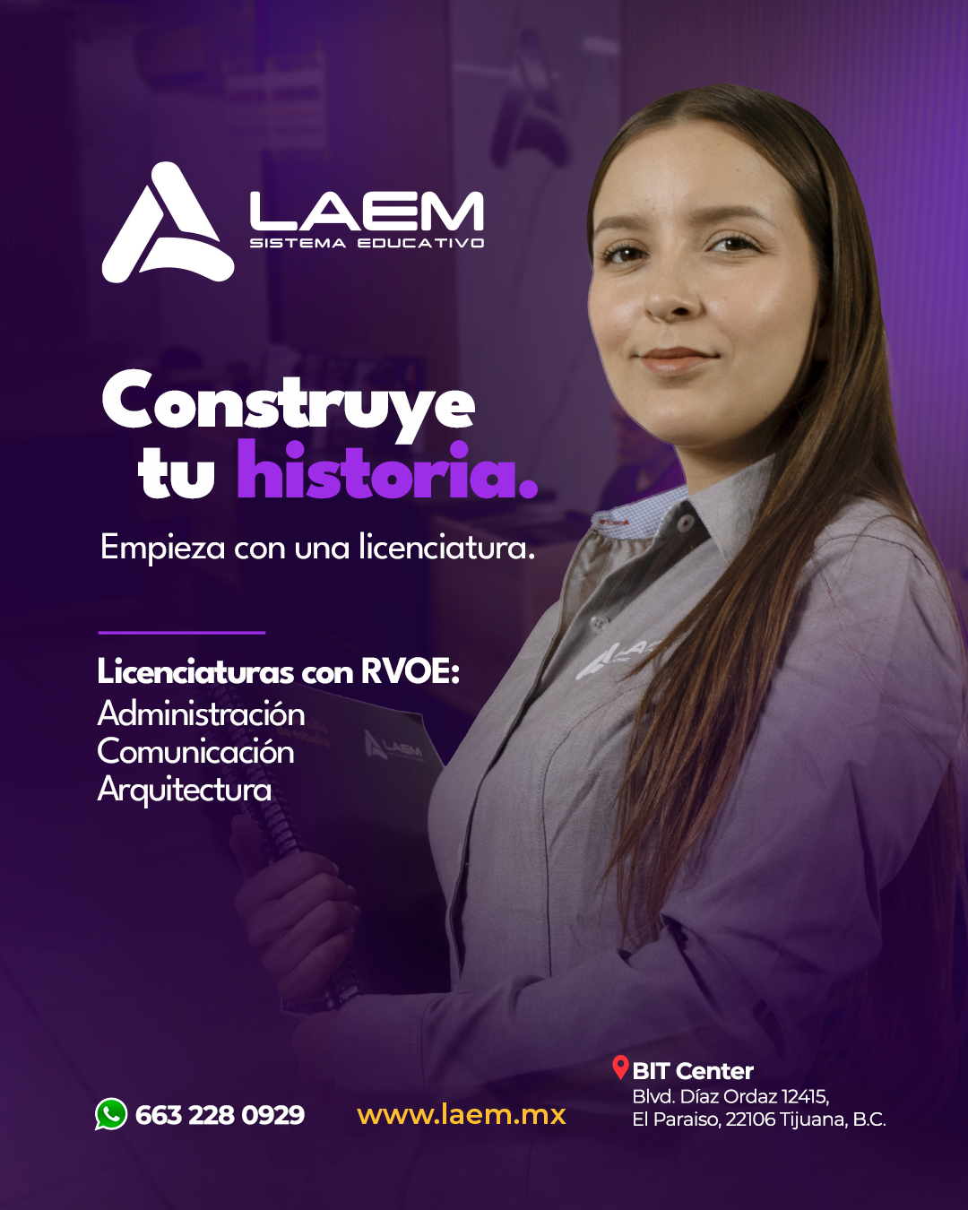 LAEM Sistema Educativo Facebook ad: Quiero saber