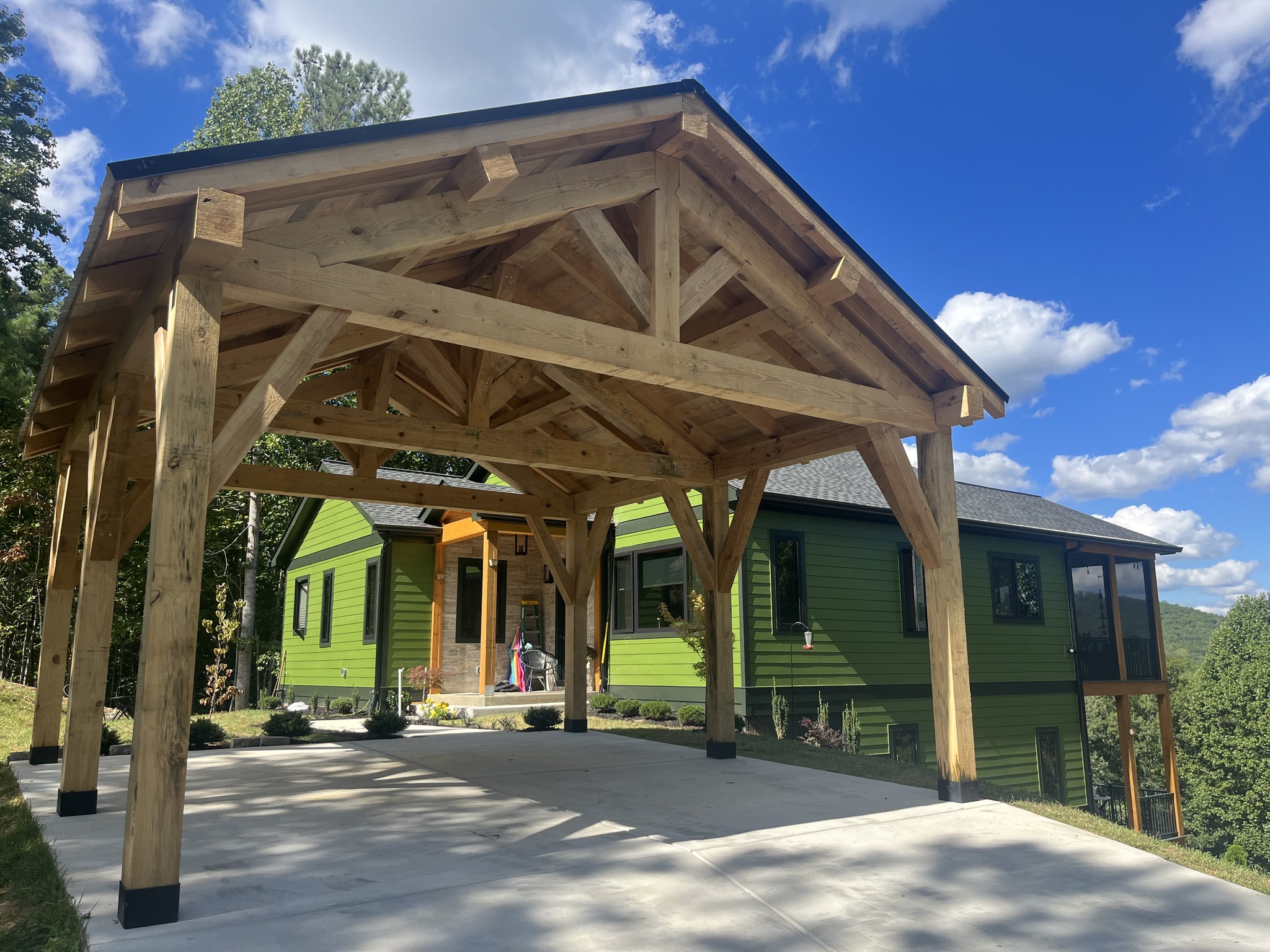 Kada Frames Facebook ad: HOME - Kada Frames Timber Frame Pavilions