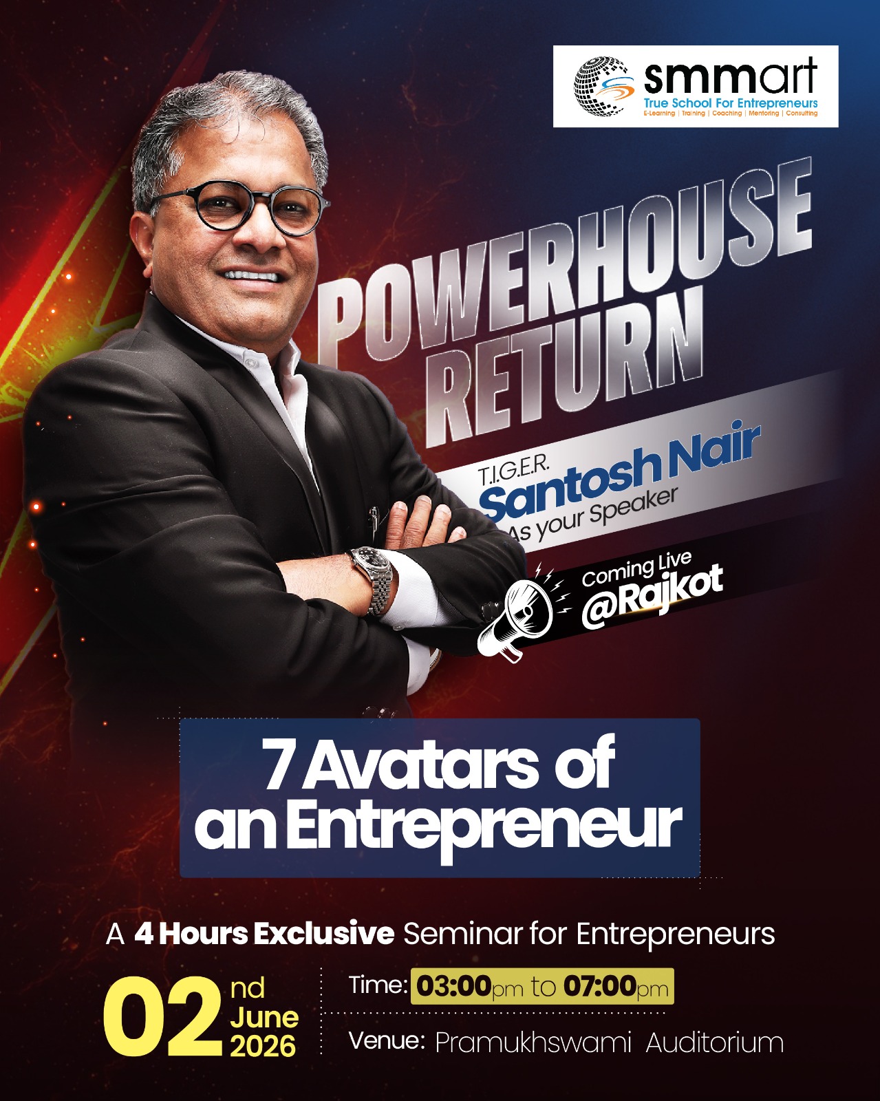 Smmart Rajkot Facebook ad: Business Strategy & Exponential Growth Event