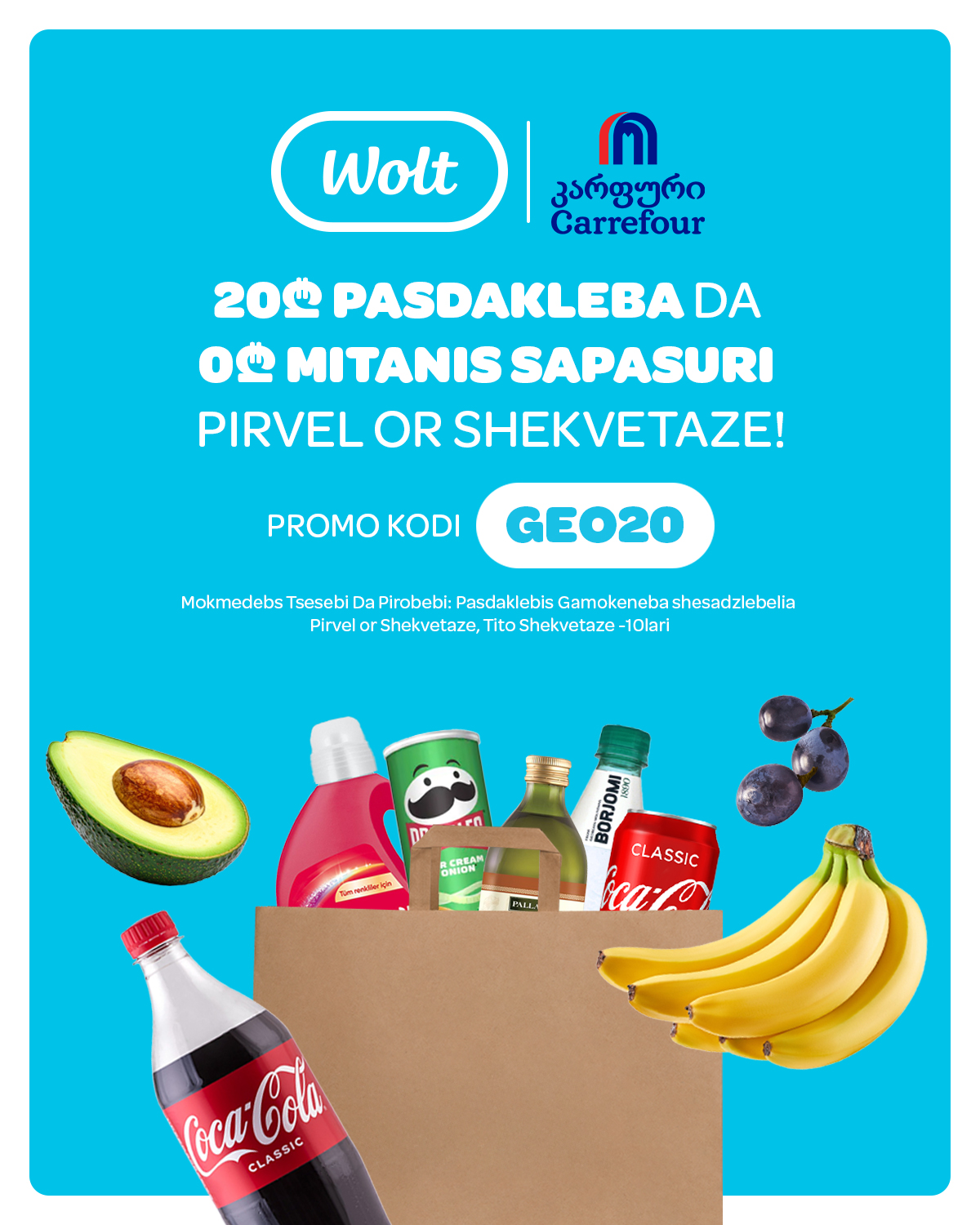 Wolt Facebook ad