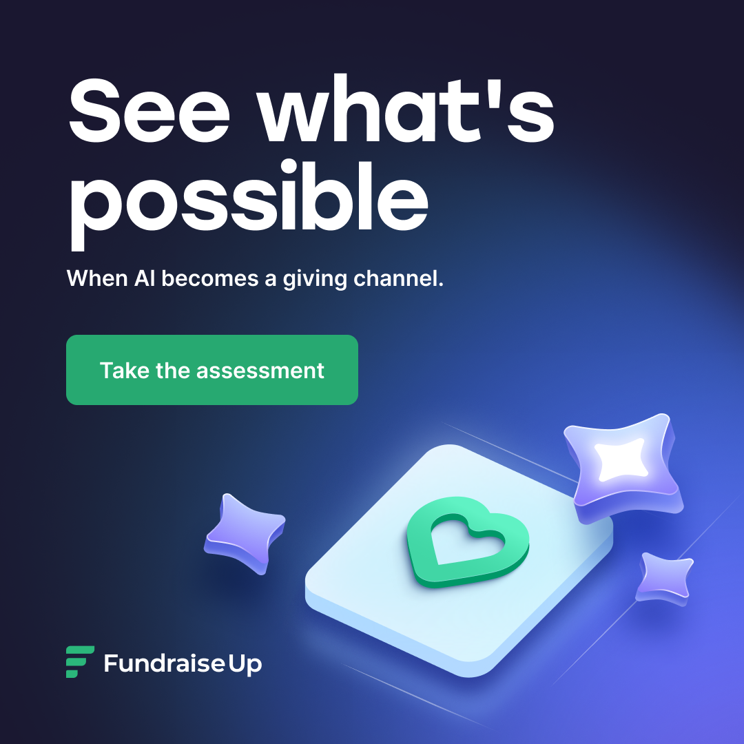 Fundraise Up Facebook ad: See What's Possible