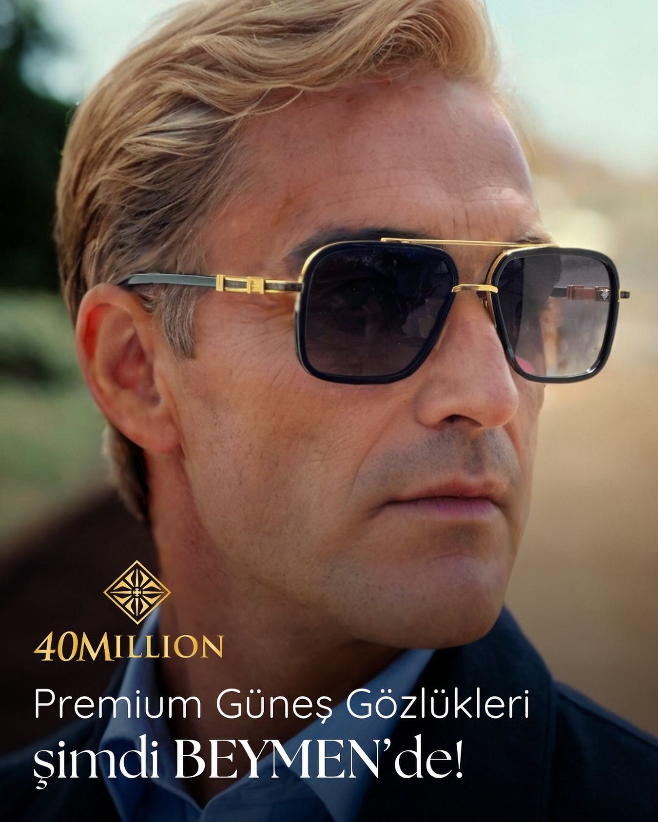 40Million Optical Store Facebook ad: 40Million premium güneş gözlükleri şimdi BEYMEN’de!