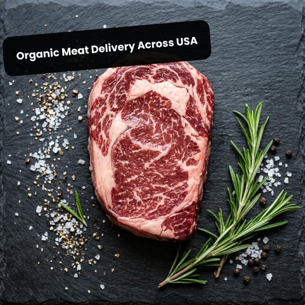 Thesearchhound Glow Facebook ad: Organic Meat Delivery Across USA!