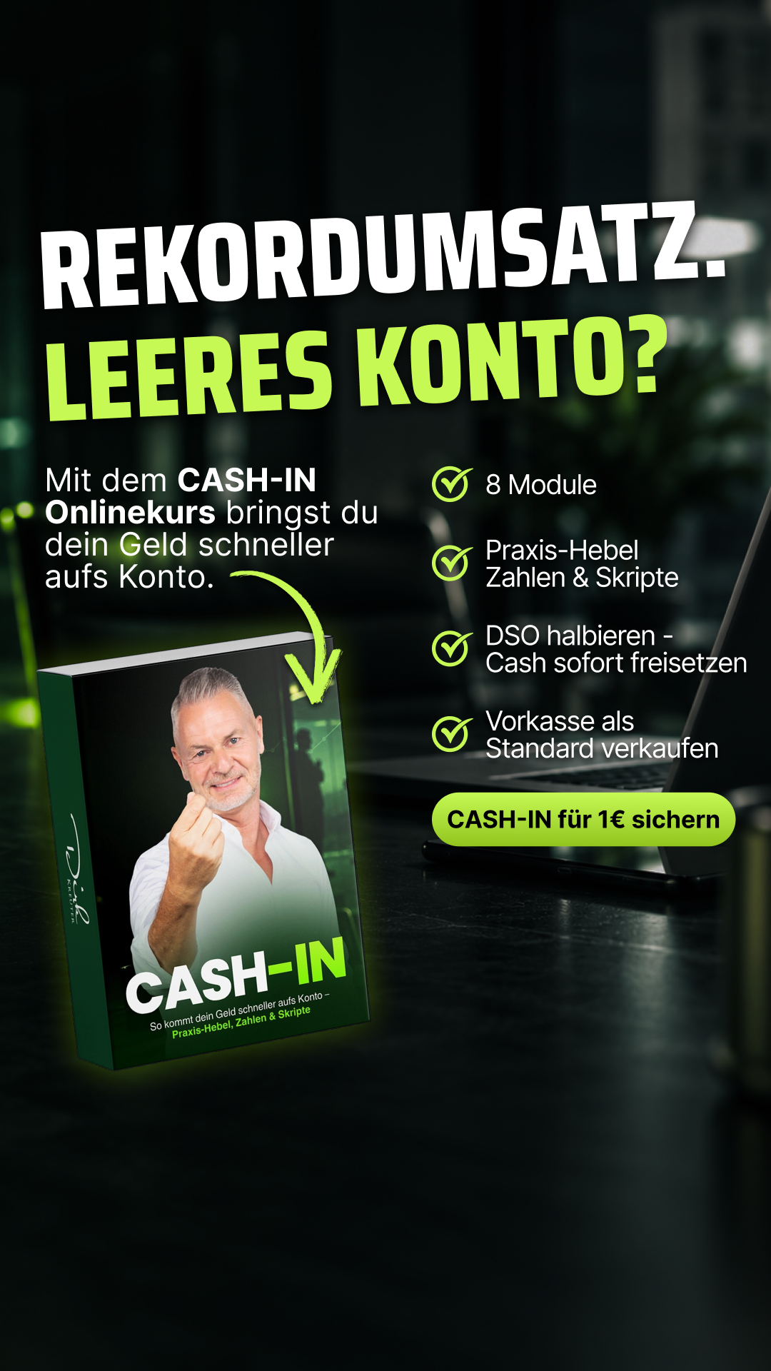 Dirk Kreuter Facebook ad: Jetzt Cash-In sichern