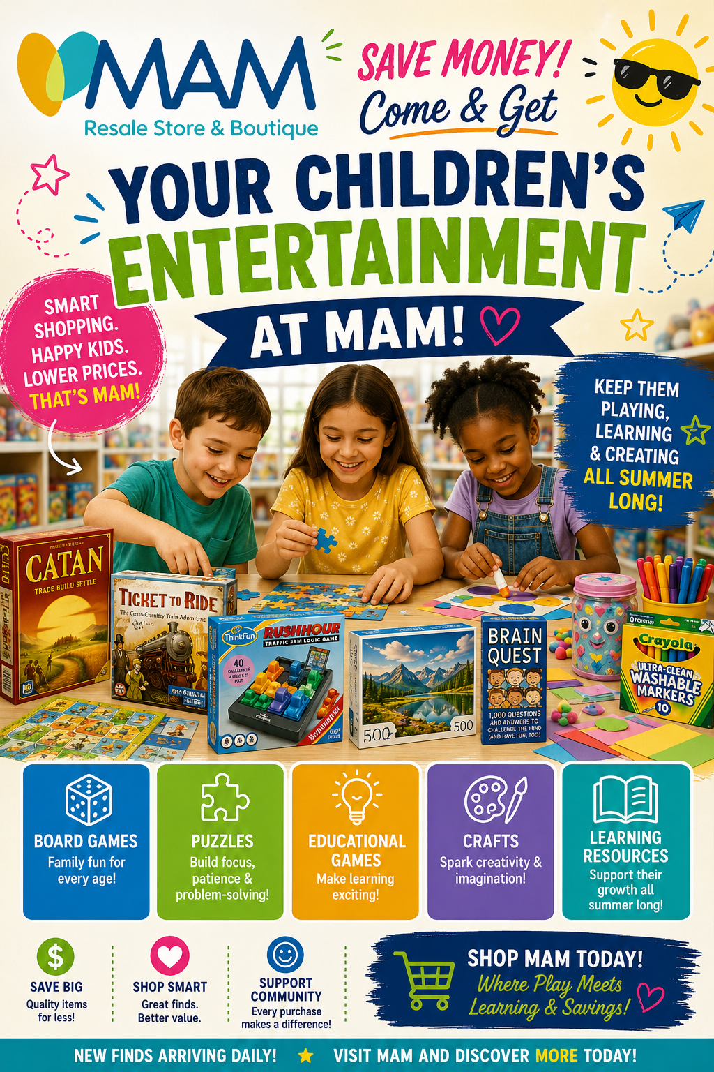 MAM Resale Store Facebook ad