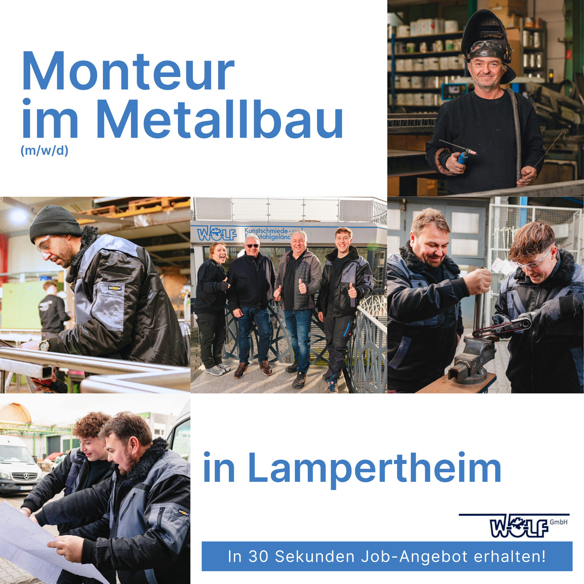 Candidate Flow Metallbau Jobs Facebook ad