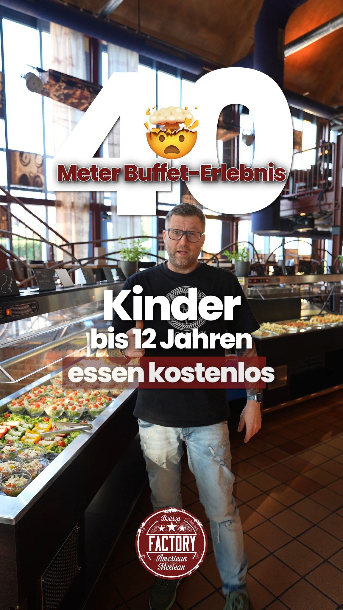 Factory Bottrop Facebook ad: Donnerstag ist Familientag mit Candy-Special • 40m…