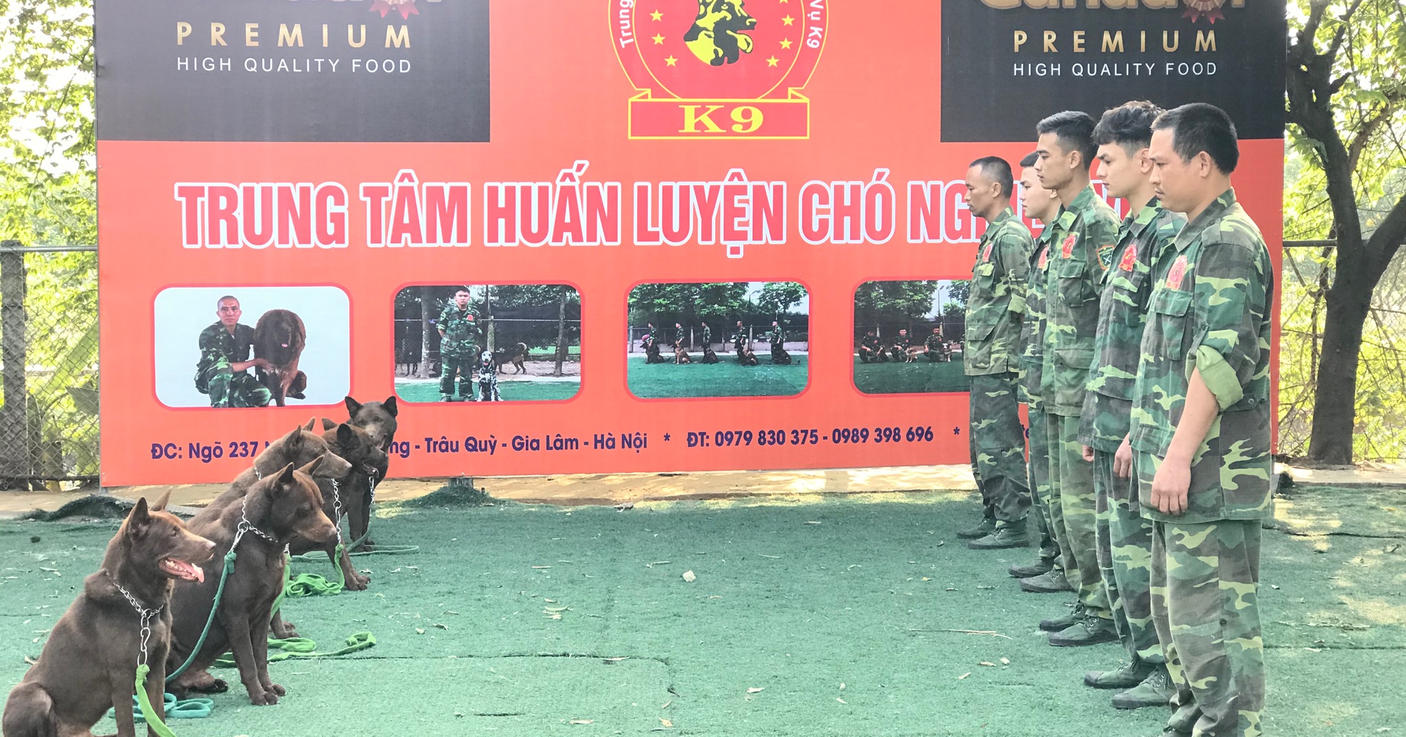 Trại huấn luyện chó nghiệp vụ K9 Facebook ad: Trại chó K9 chuyên huấn luyện chó nghiệp…