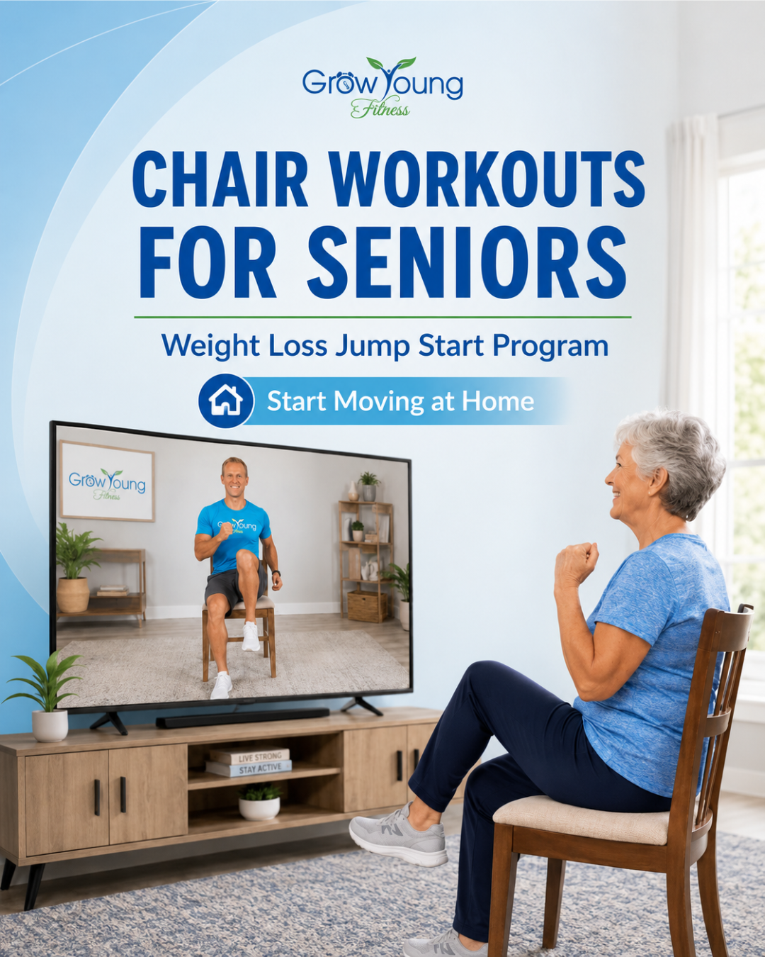 Grow Young Fitness Facebook ad
