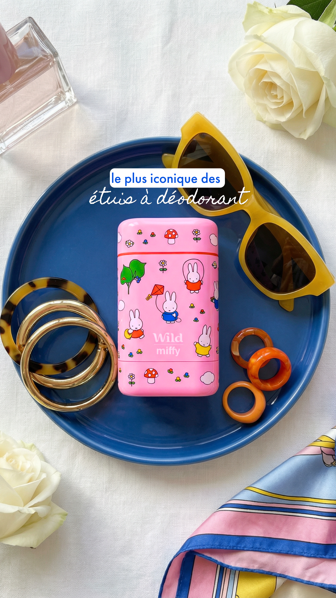 Wild Facebook ad: Un parfum de rêve: découvrez le Déodorant stick Miffy x Wild