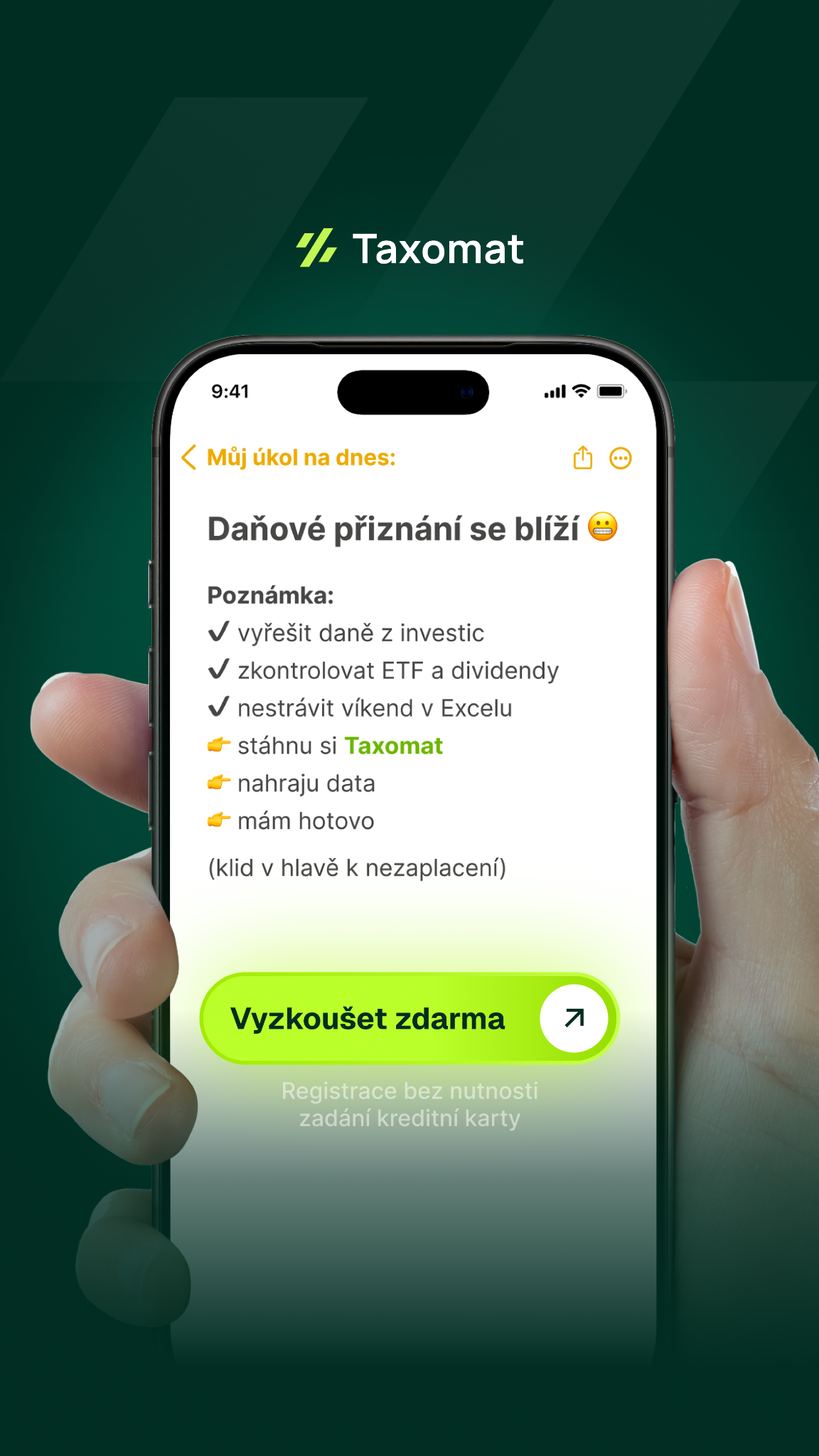 Taxomat Facebook ad from Mar 29, 2026