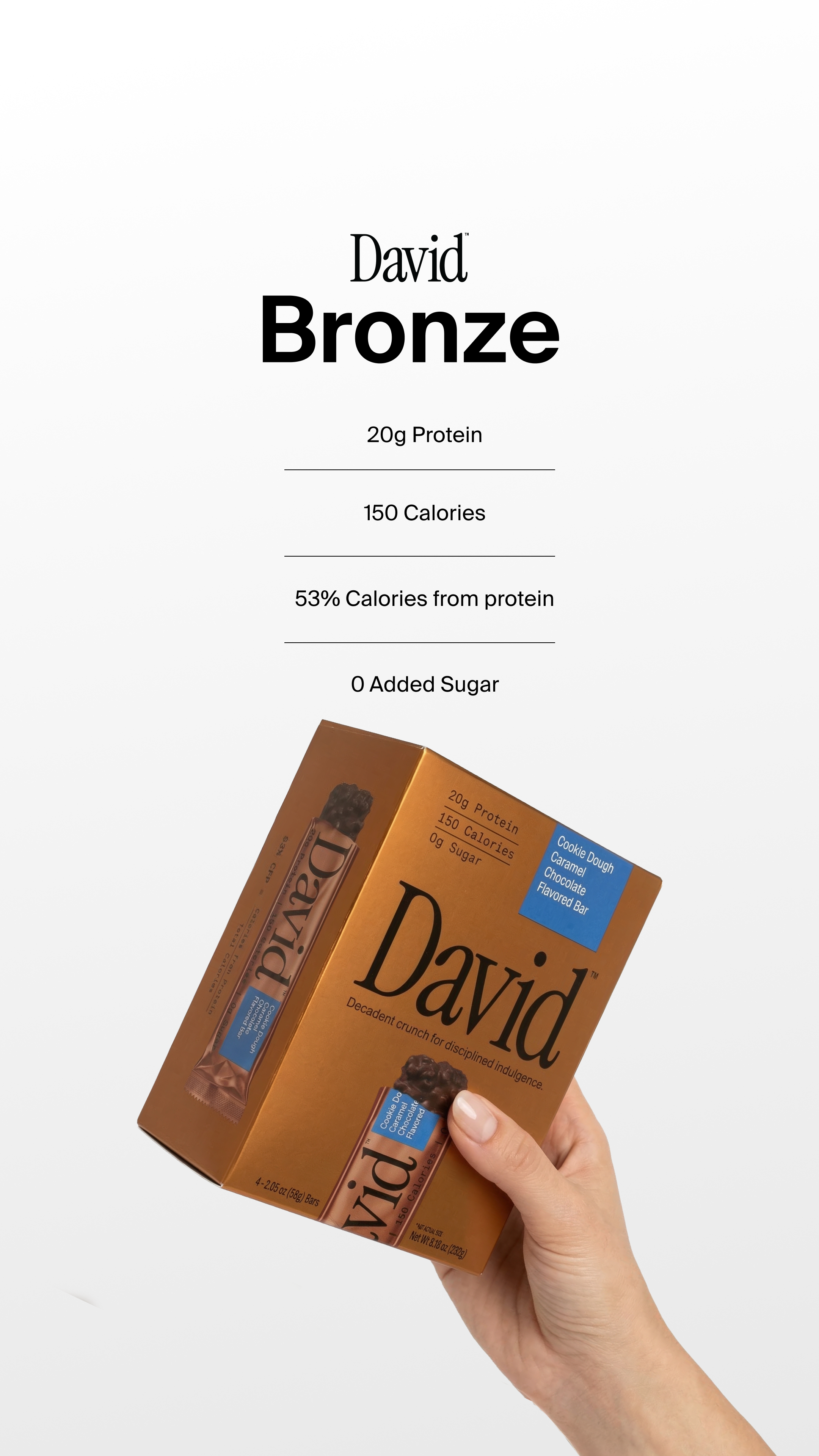 David Protein Facebook ad