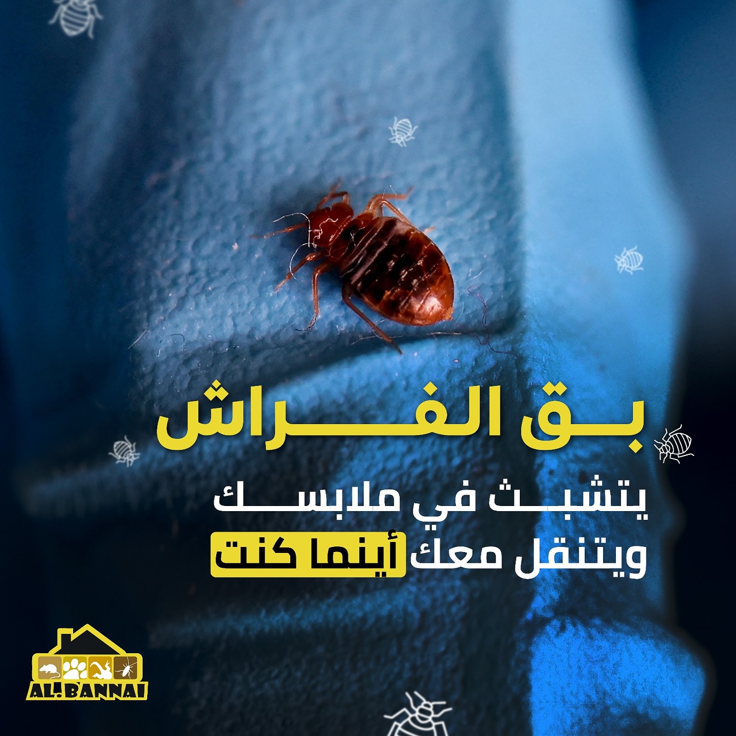 Al Bannai Pest Control Services Facebook ad: يمكن أن ينتقل بق الفراش من مكان إلى…