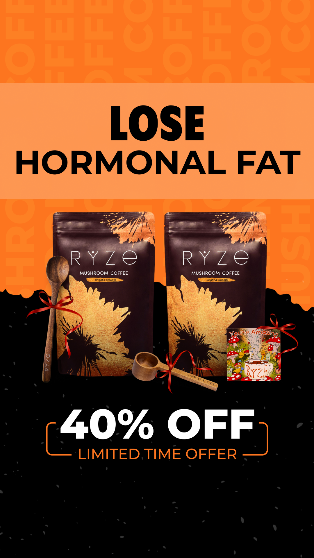RYZE Superfoods Facebook ad