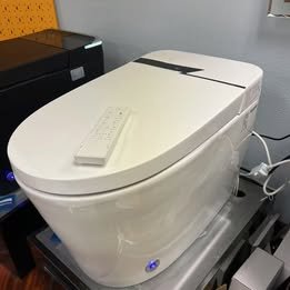 Emily Huang Facebook ad: Automatic open lid-smart toilet with self open/close…