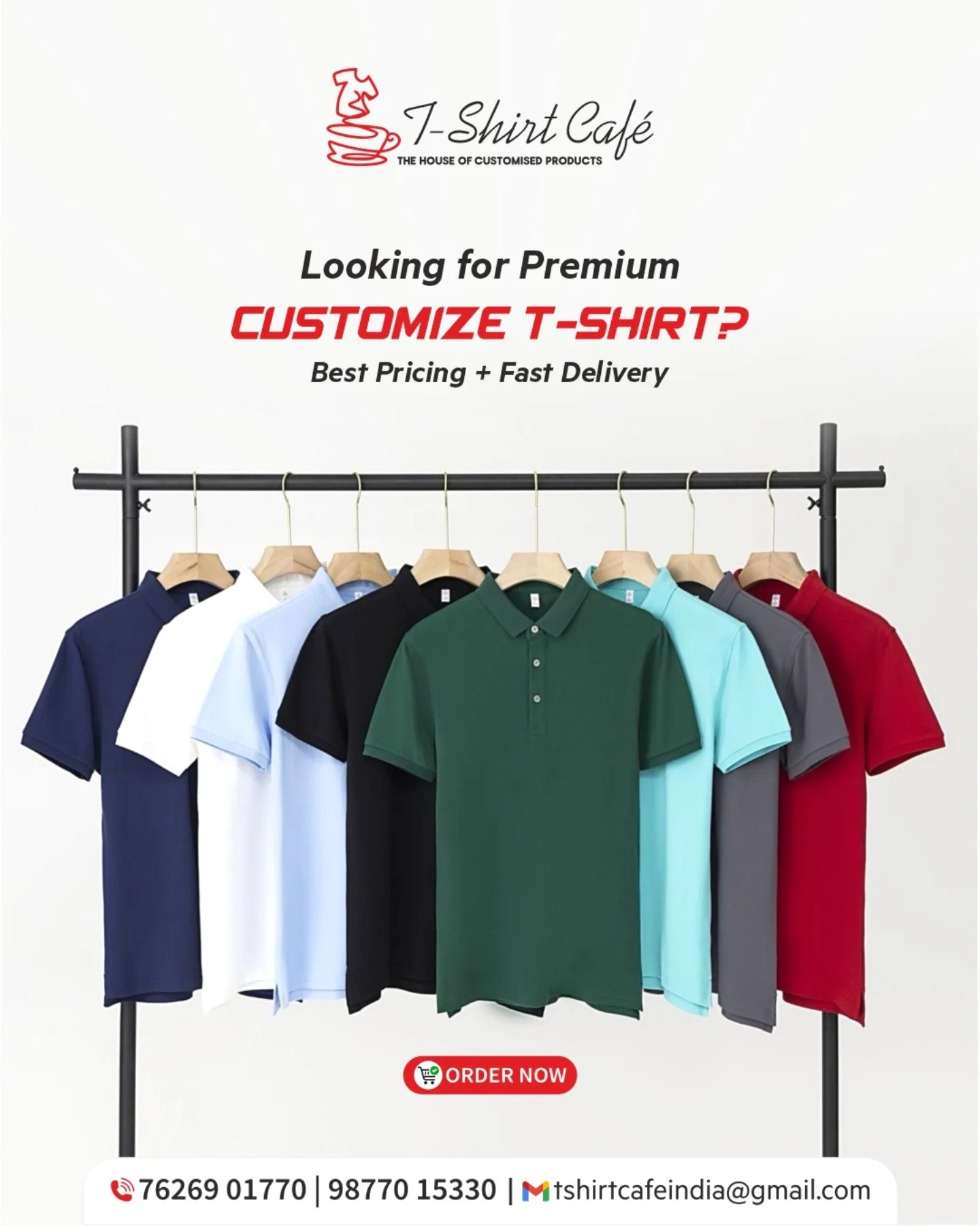 TShirt cafe Facebook ad: Special offer for new brands