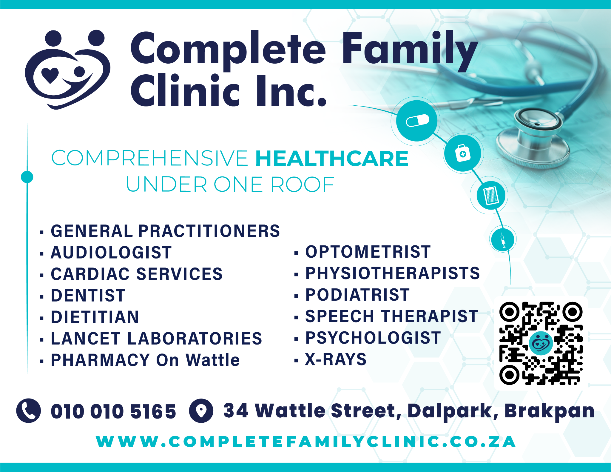 Complete Family Clinic Inc. Facebook ad: At Complete Family Clinic, we offer a 𝗳𝘂𝗹𝗹…