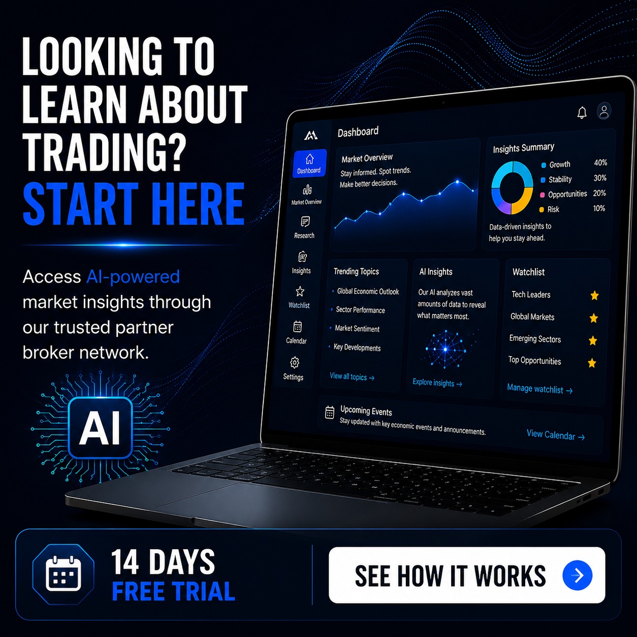 Octrill Facebook ad: 14-Day Trial Available.