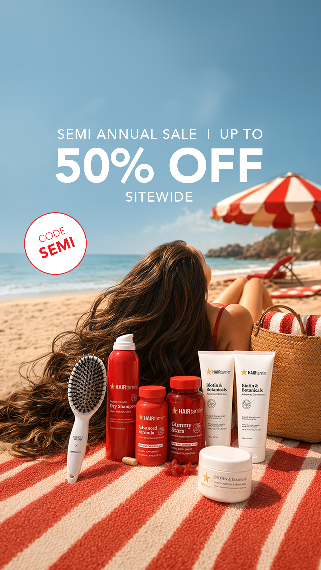 HAIRtamin Facebook ad