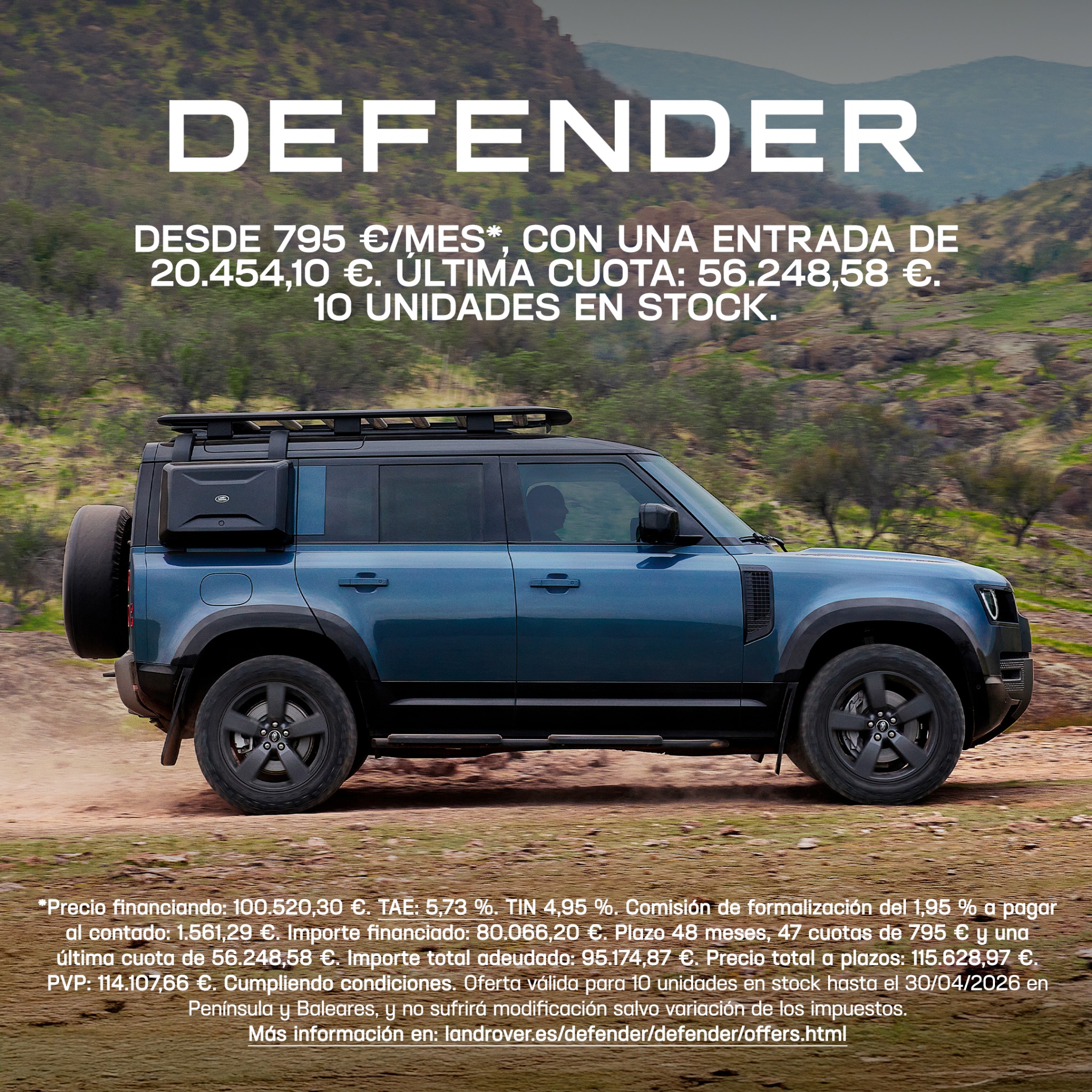 Defender Facebook ad from May 19, 2026