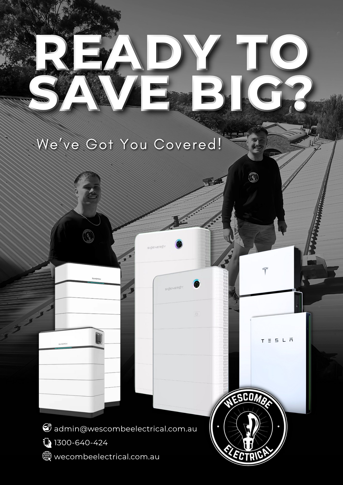 Wescombe Electrical Facebook ad