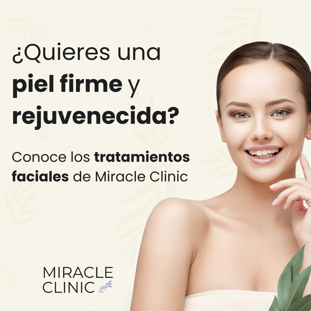 Miracle Clinic CL Facebook ad: ¿Buscas rejuvenecer y revitalizar tu piel?