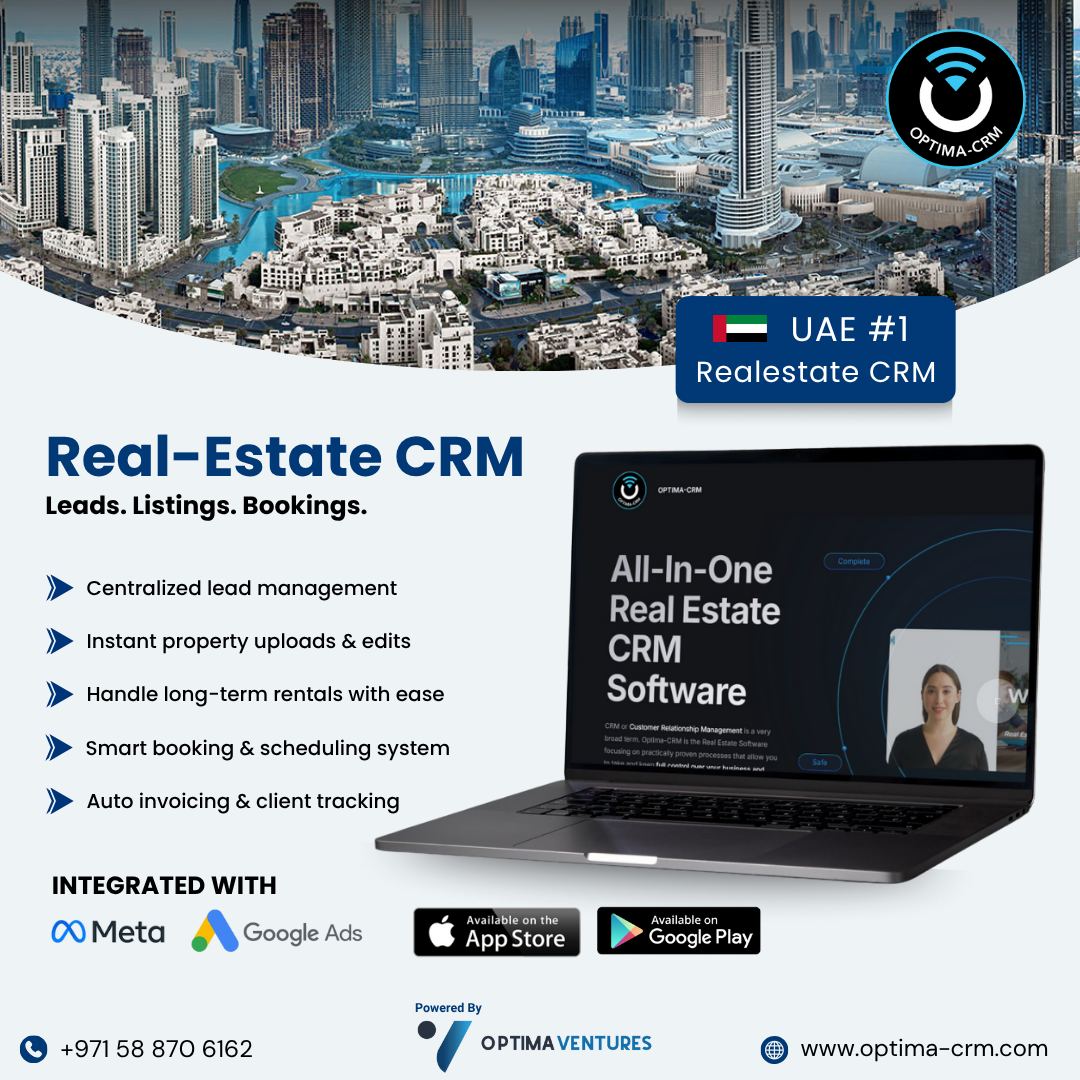 Optima CRM Middle East Facebook ad: Get Your Free Demo Now!