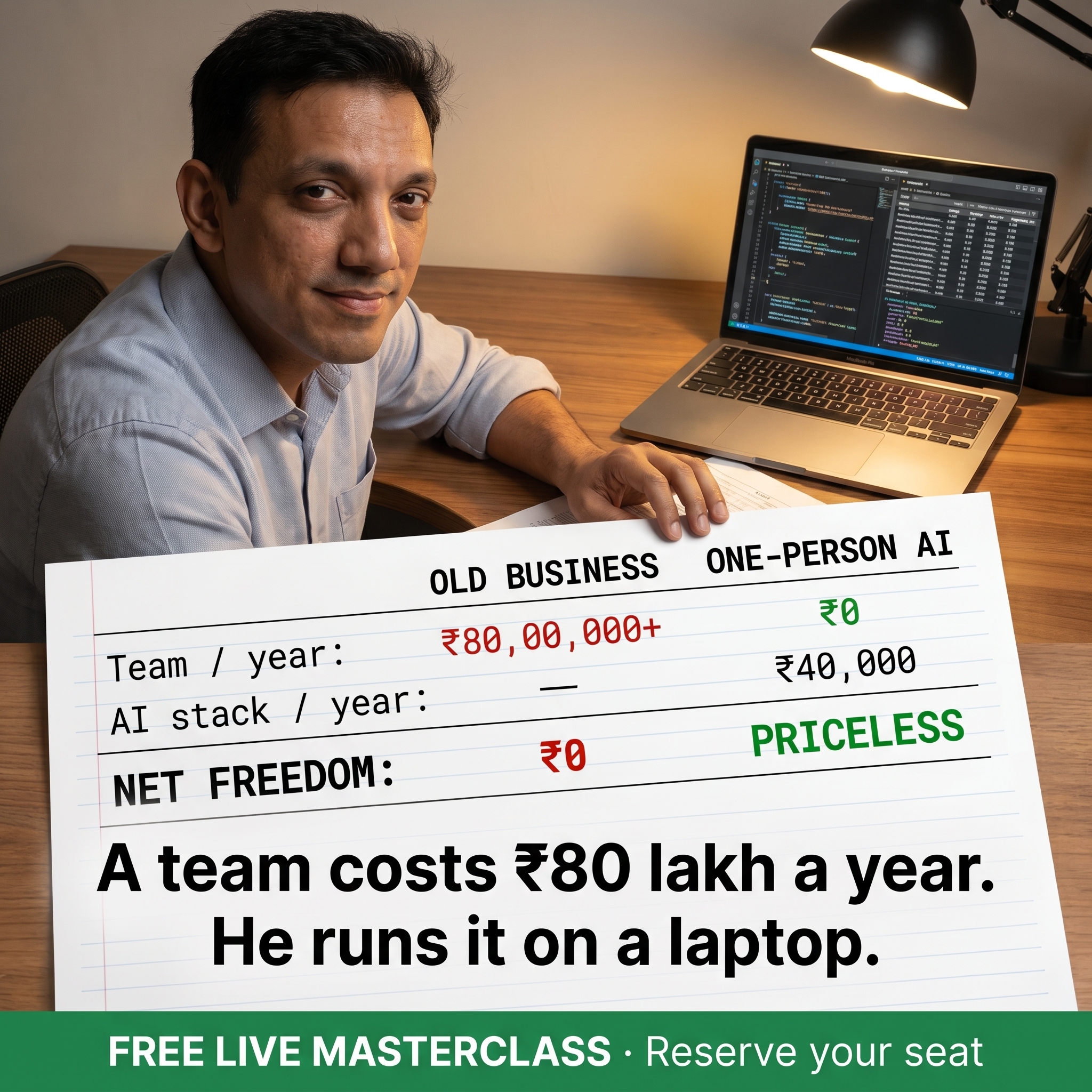 1 Man Business Model Facebook ad