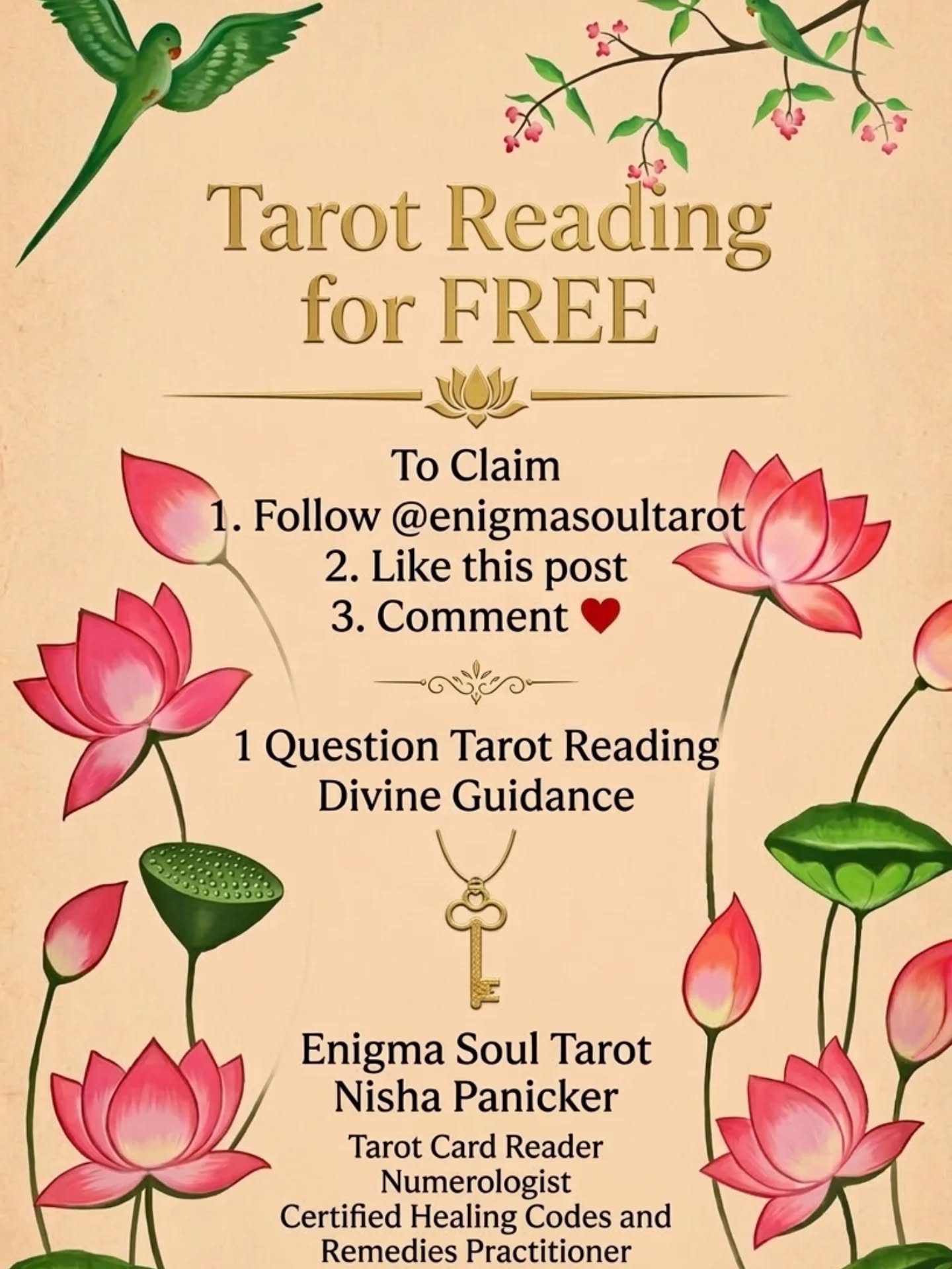 enigmasoultarot Facebook ad