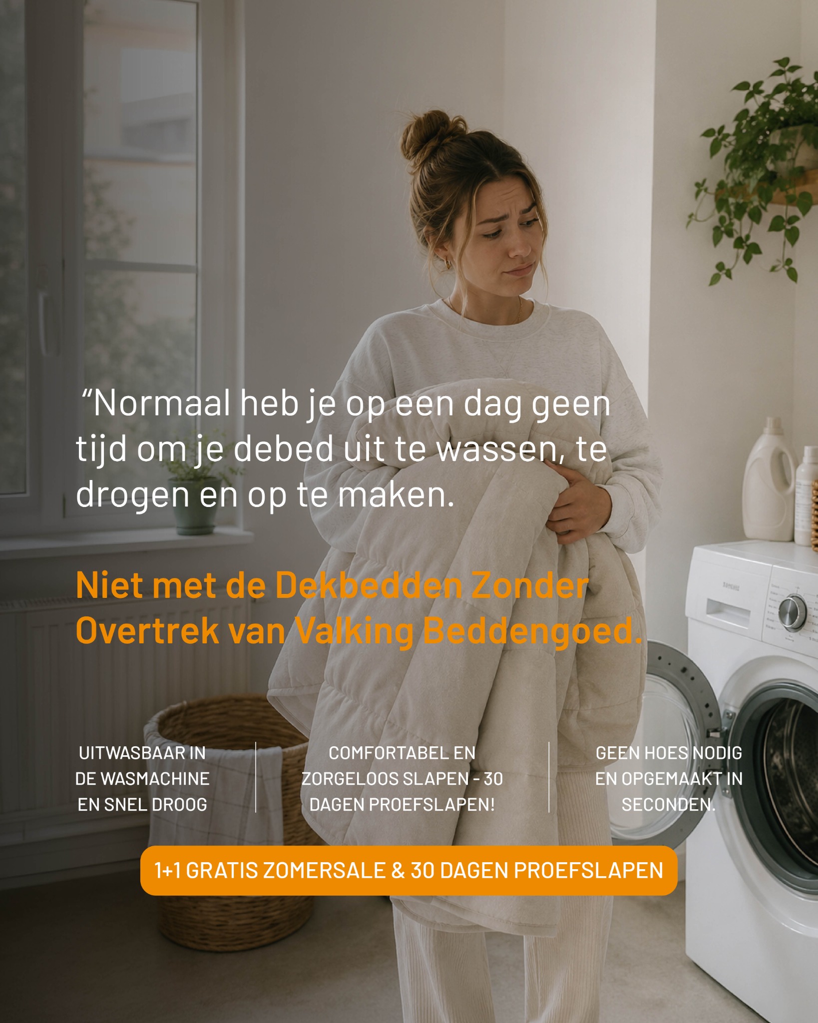 Valking Beddengoed Facebook ad: Bestel er één, krijg er één gratis!