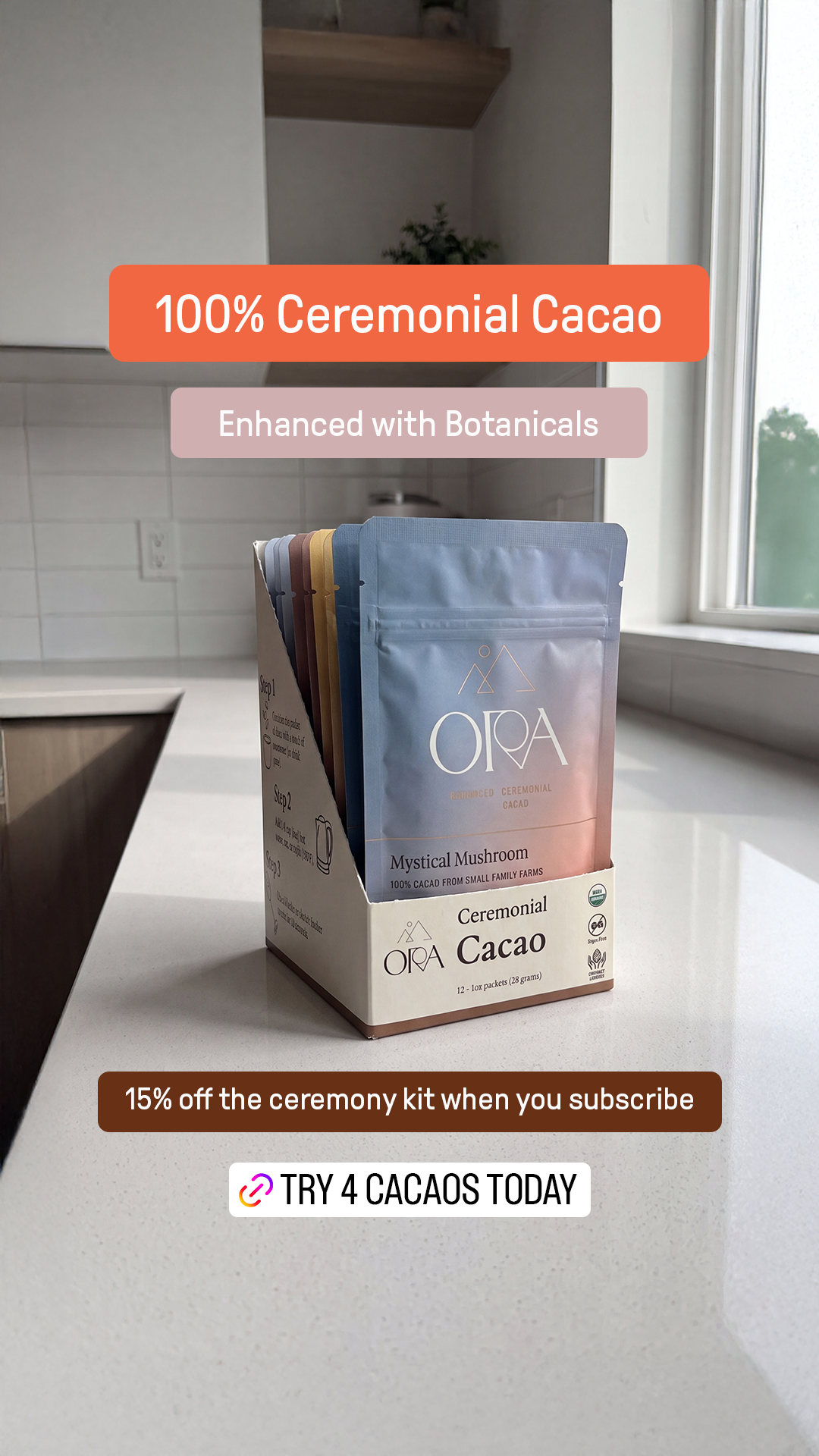 Ora Cacao Facebook ad