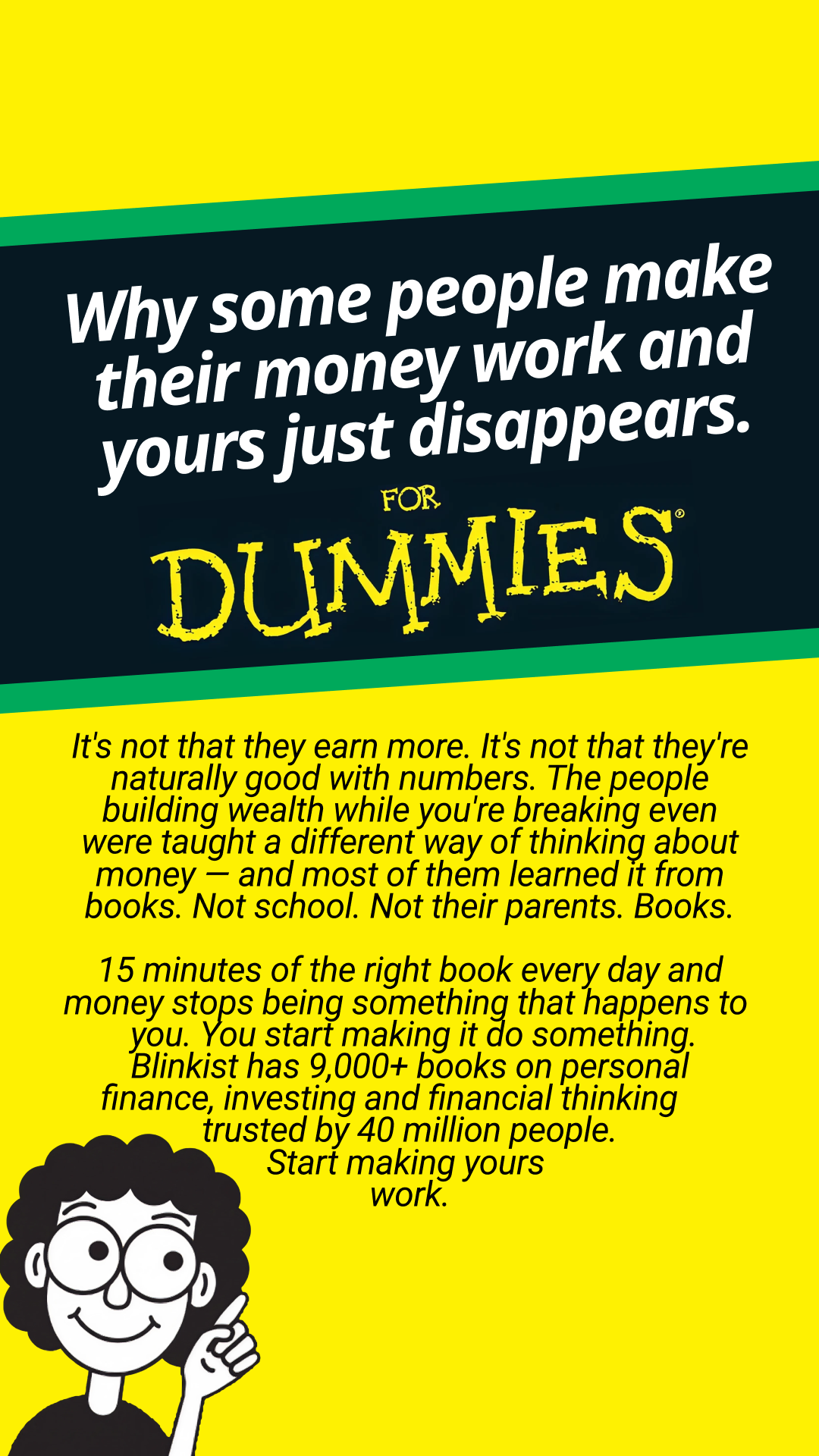 Blinkist Facebook ad