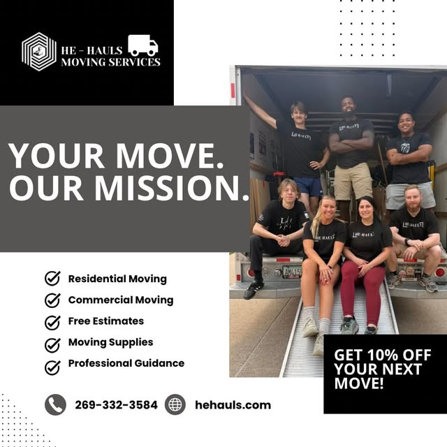 He-HAULS Facebook ad: HE -HAULS | Moving Services Near You