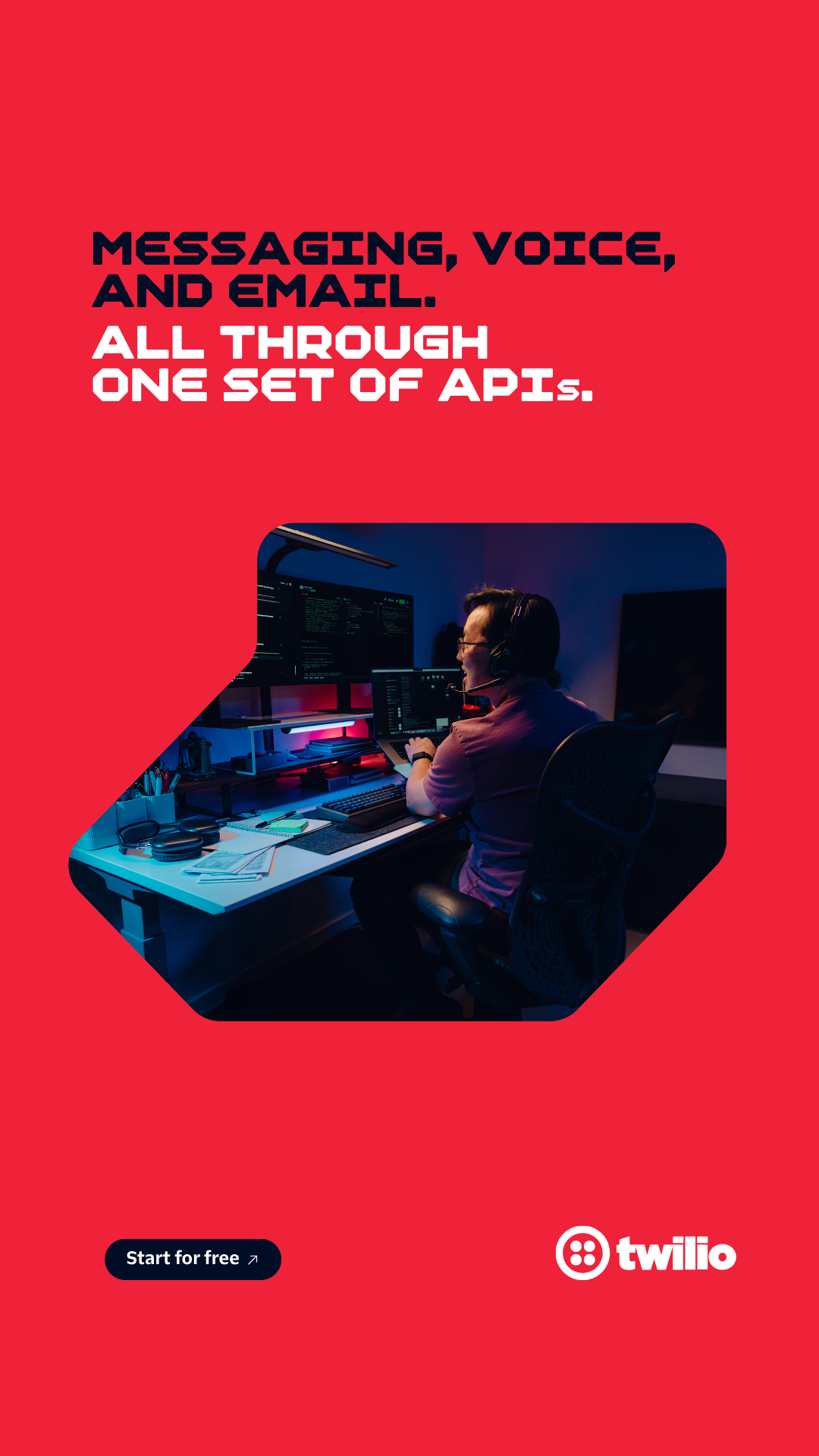 Twilio Facebook ad