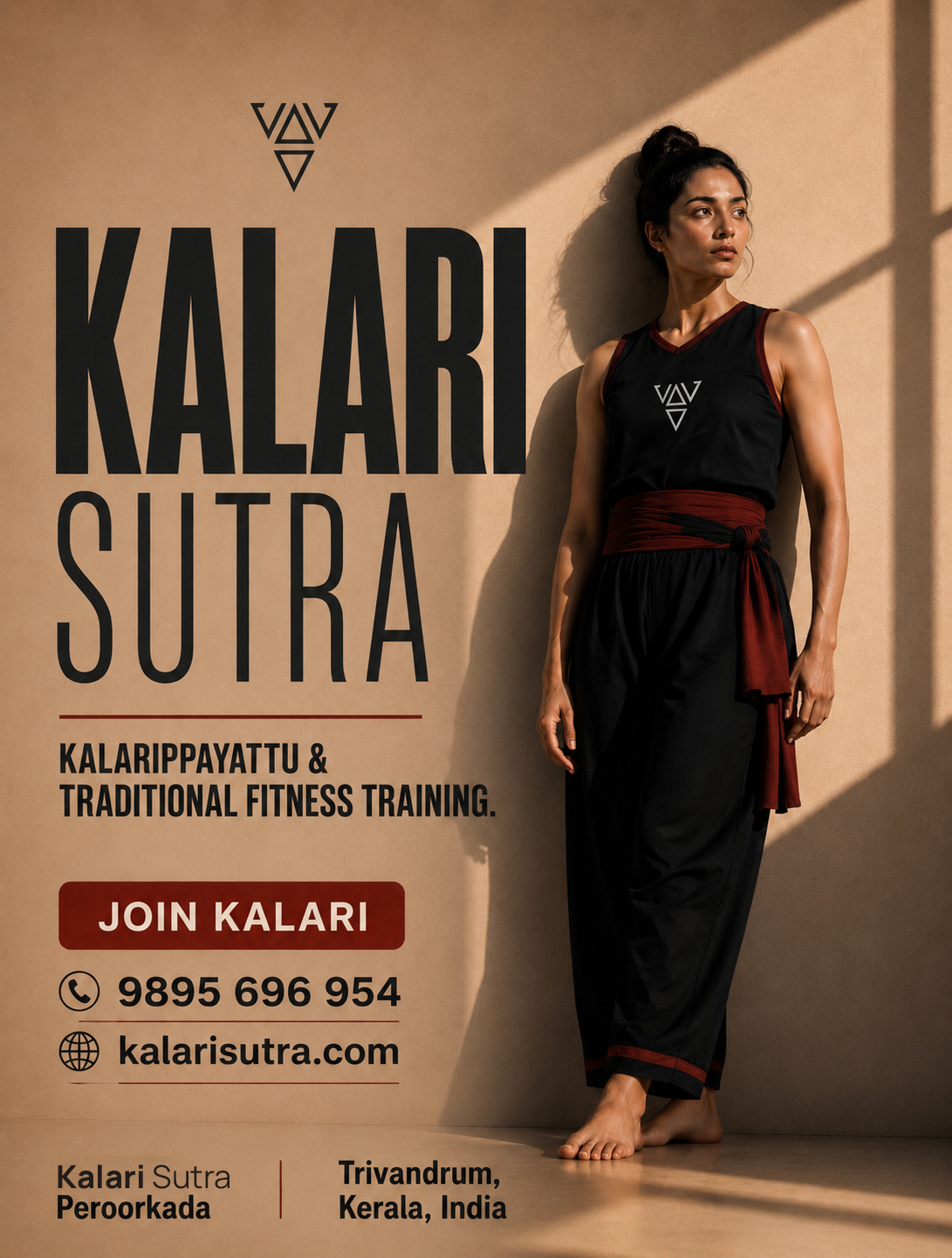 Kalari Sutra Facebook ad: Learn Kalari