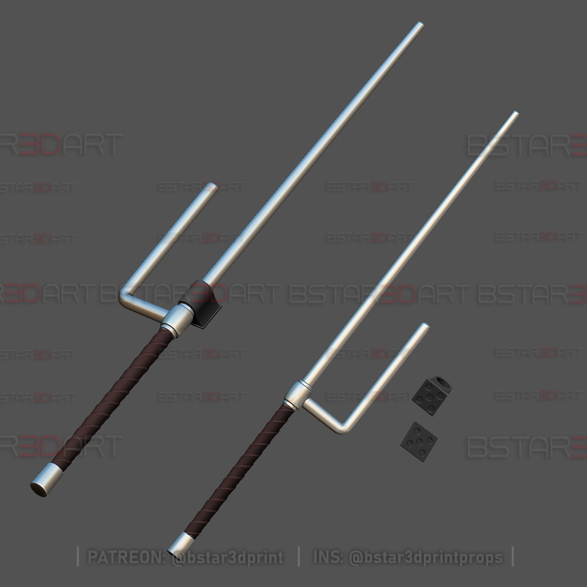 bstar3dprintprops Facebook ad: Smoker Sword with Back support (Magnet) - One…