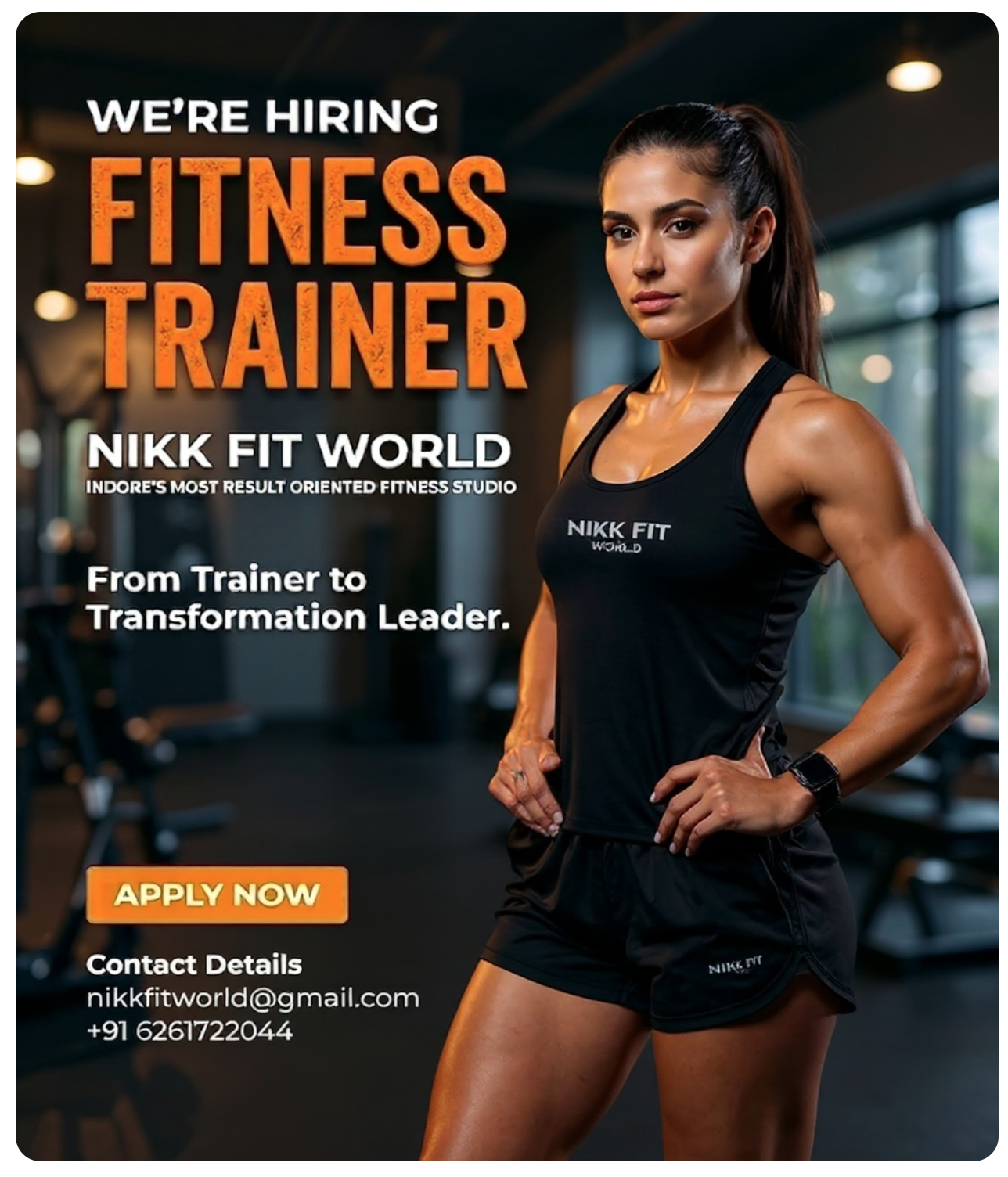 NIkk Fit World - Functional Fitness Studio Facebook ad: We're Hiring