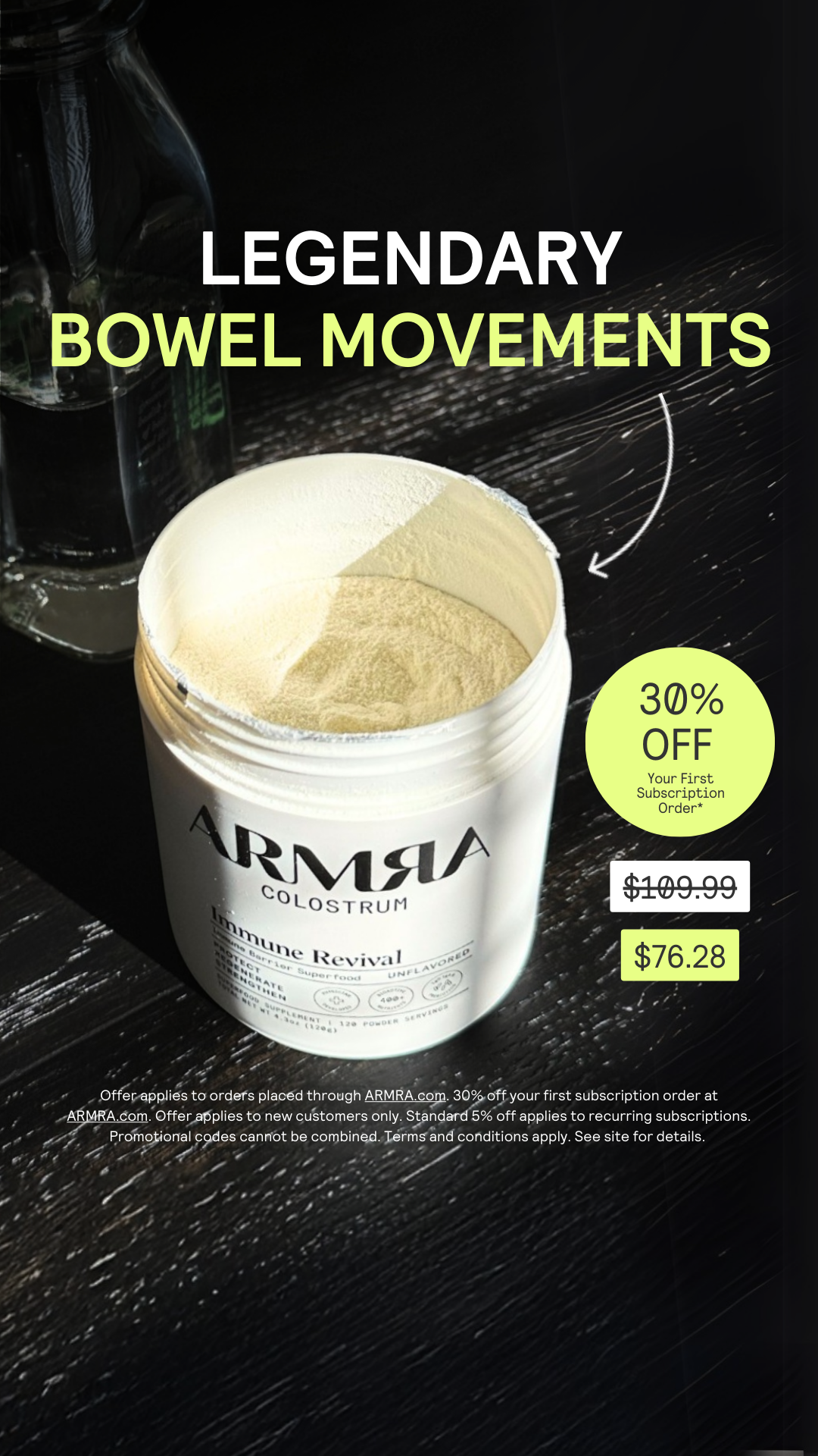 ARMRA Facebook ad