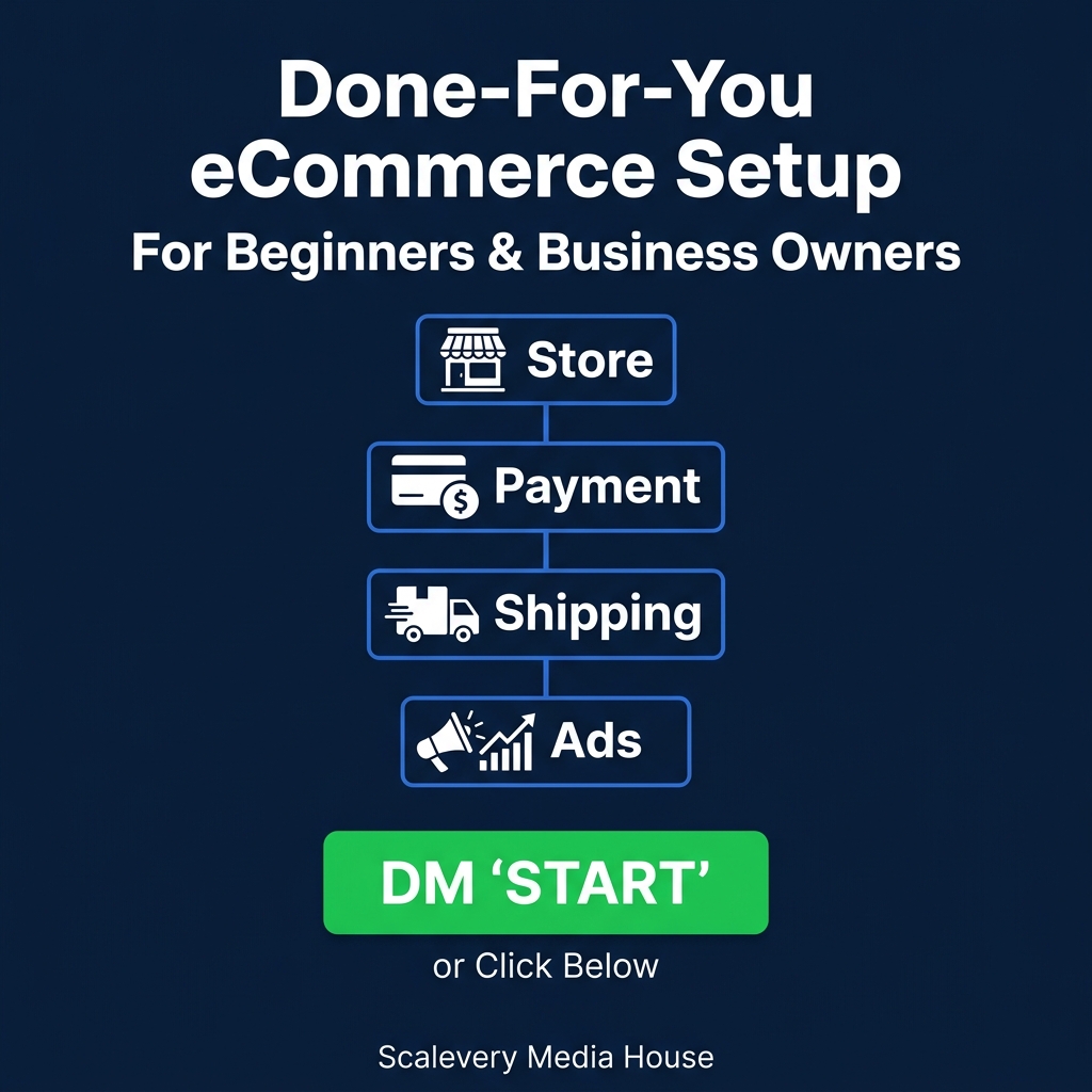 Scalevery Facebook ad: Start Your eCommerce Brand in 14 Days