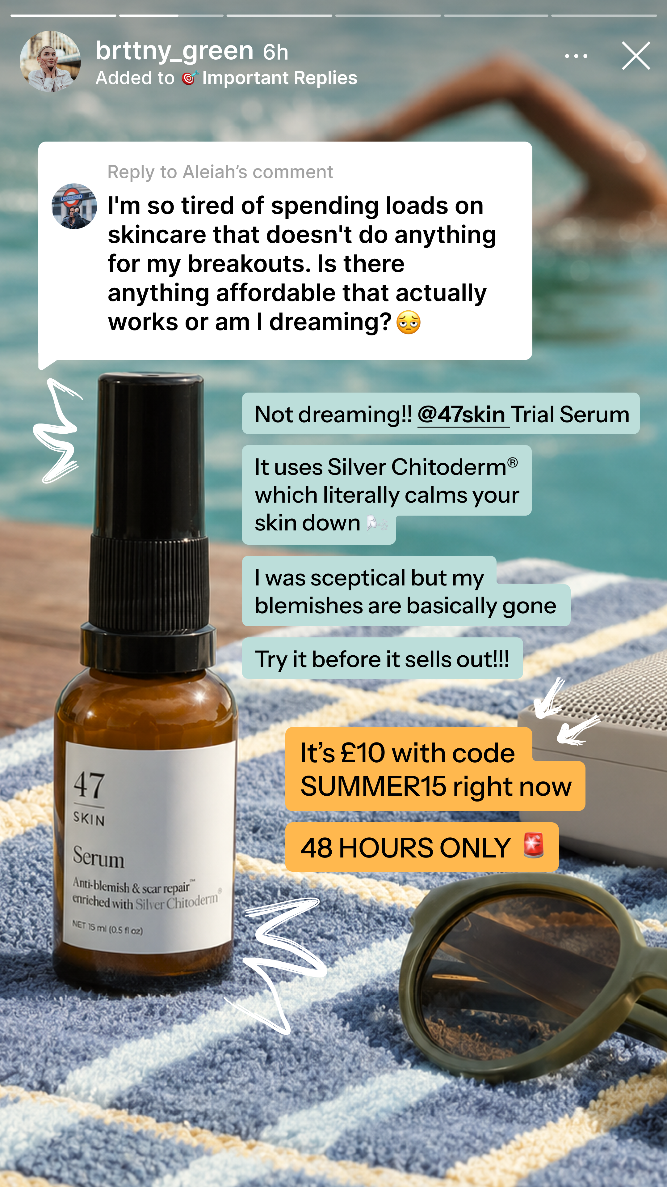 47Skin Facebook ad