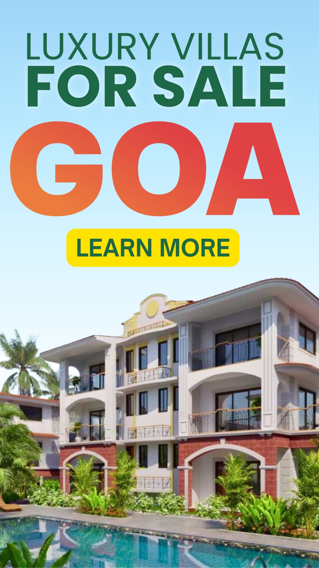 Acron Luxury Homes Goa Facebook ad from Nov 19, 2025