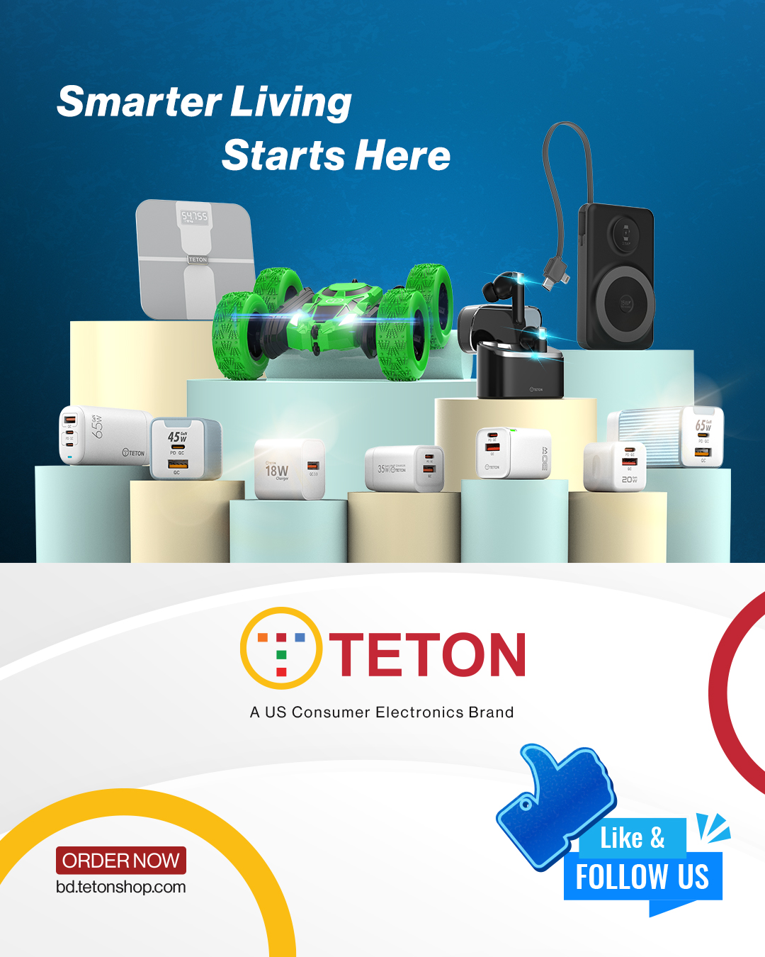 TETON Bangladesh Facebook ad: প্রযুক্তির ছোঁয়ায় দৈনন্দিন জীবনকে আরও সহজ করতে Teton…