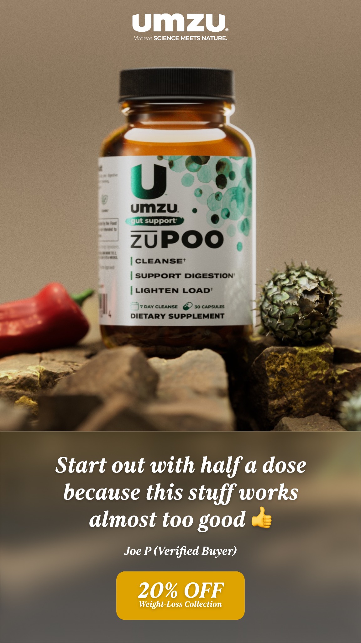 UMZU Facebook ad