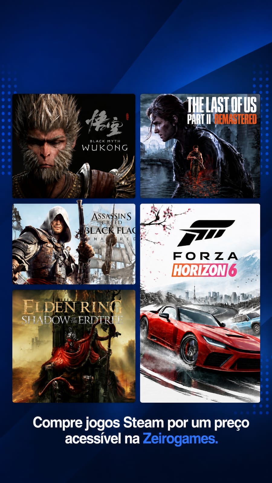 ZeiroGames Facebook ad: Jogos para PC com Desconto