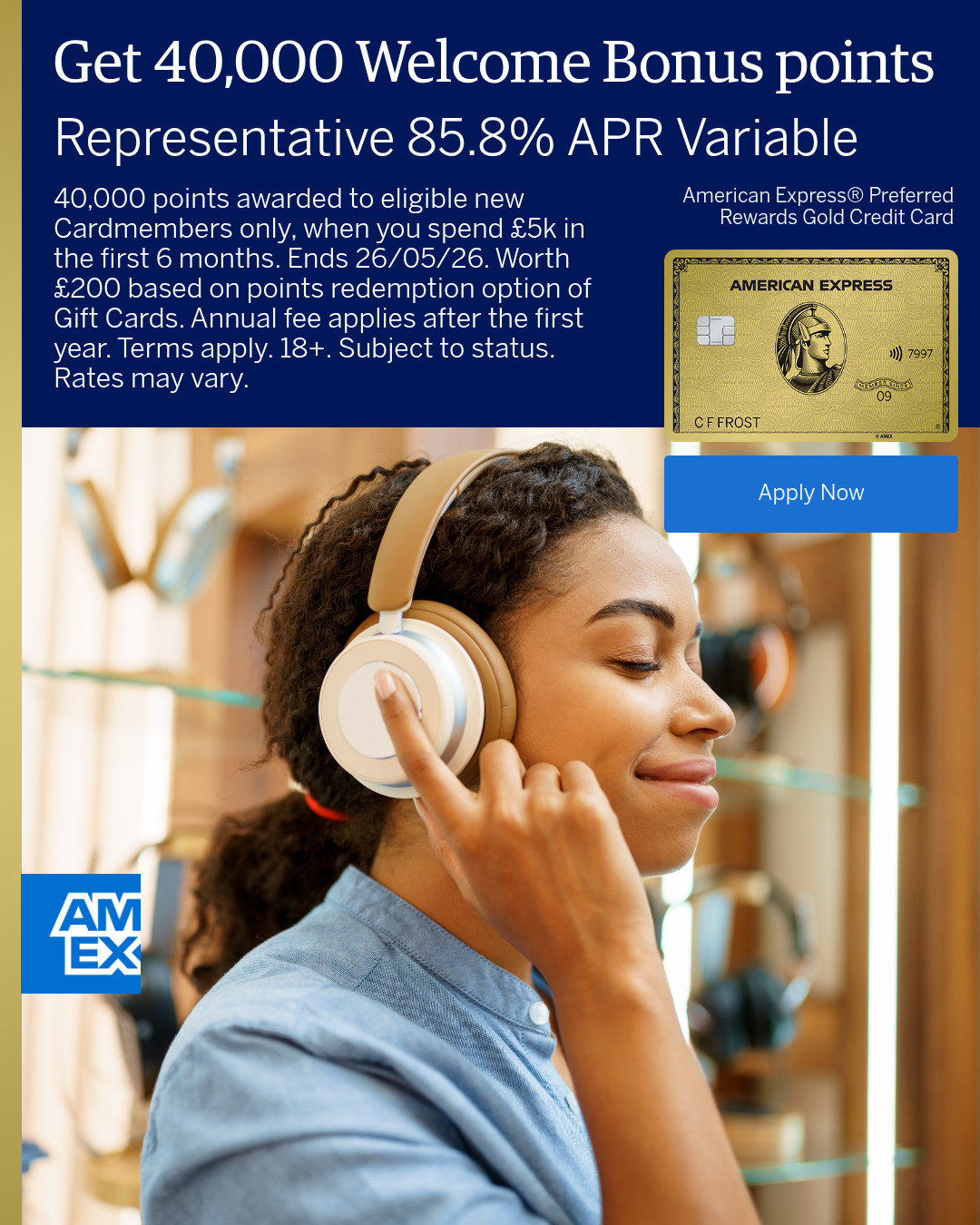 American Express Facebook ad