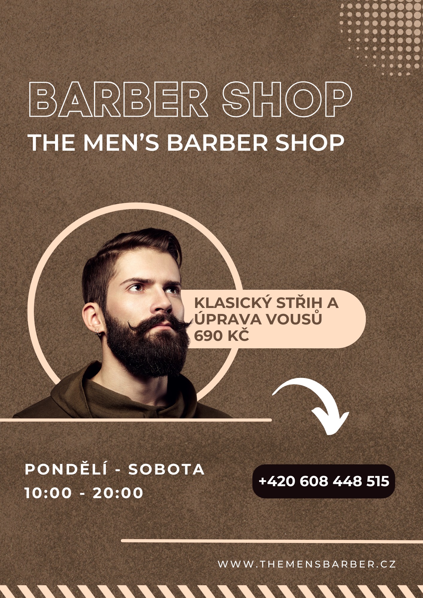 The Men's barber shop Facebook ad: The Men's Barbershop