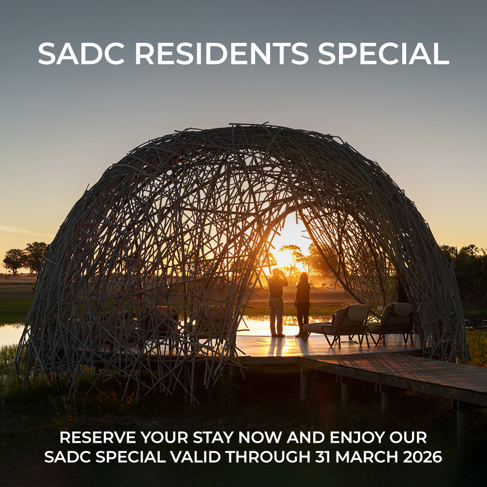 The Jao Reserve Facebook ad: Jao Reserve - Different By Nature - Okavango Delta